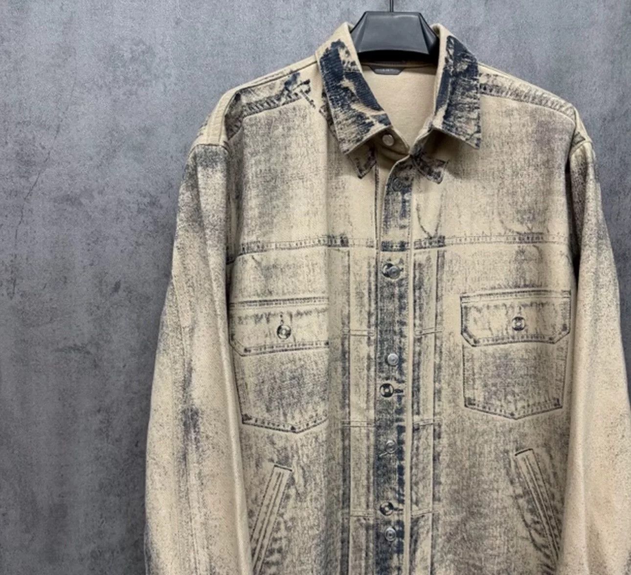 Dior Dior Distressed Print Denim Jacket 39 Size US M / EU 48-50 / 2 - 4 Thumbnail