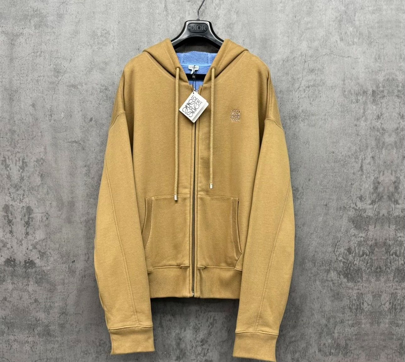 Loewe Loewe Embroidered Anagram Zip Hoodie Size XL Size US XL / EU 56 / 4 - 2 Thumbnail