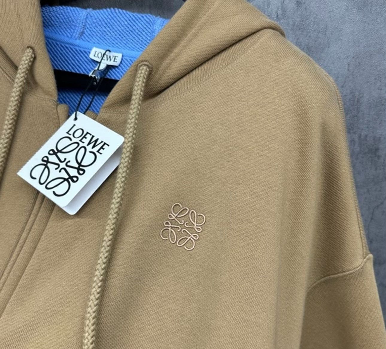Loewe Loewe Embroidered Anagram Zip Hoodie Size XL Size US XL / EU 56 / 4 - 4 Thumbnail