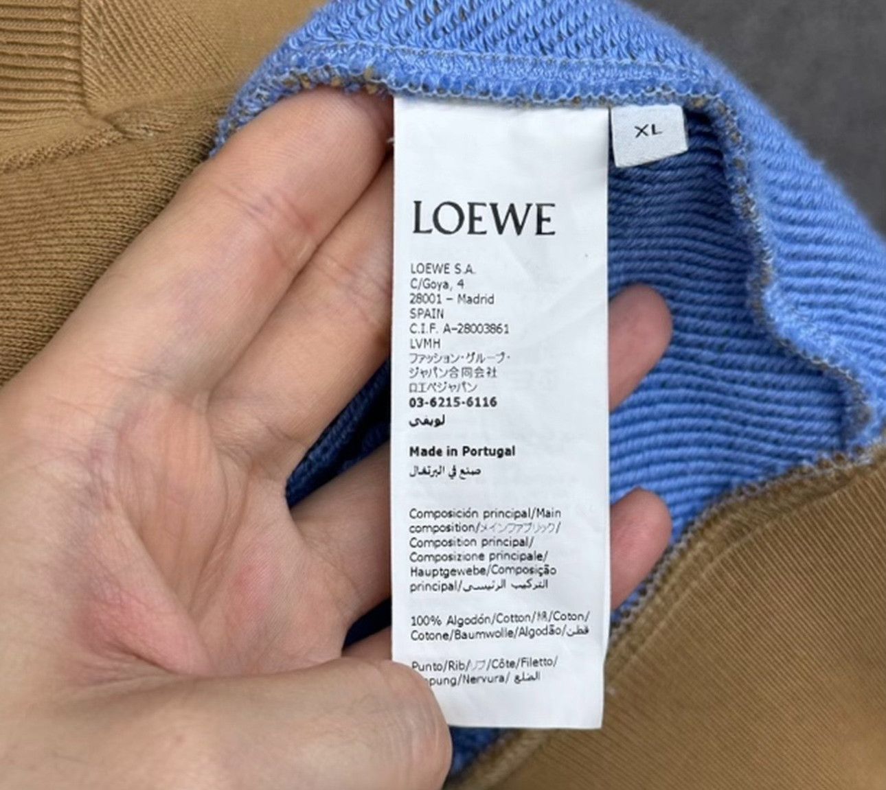 Loewe Loewe Embroidered Anagram Zip Hoodie Size XL Size US XL / EU 56 / 4 - 5 Thumbnail