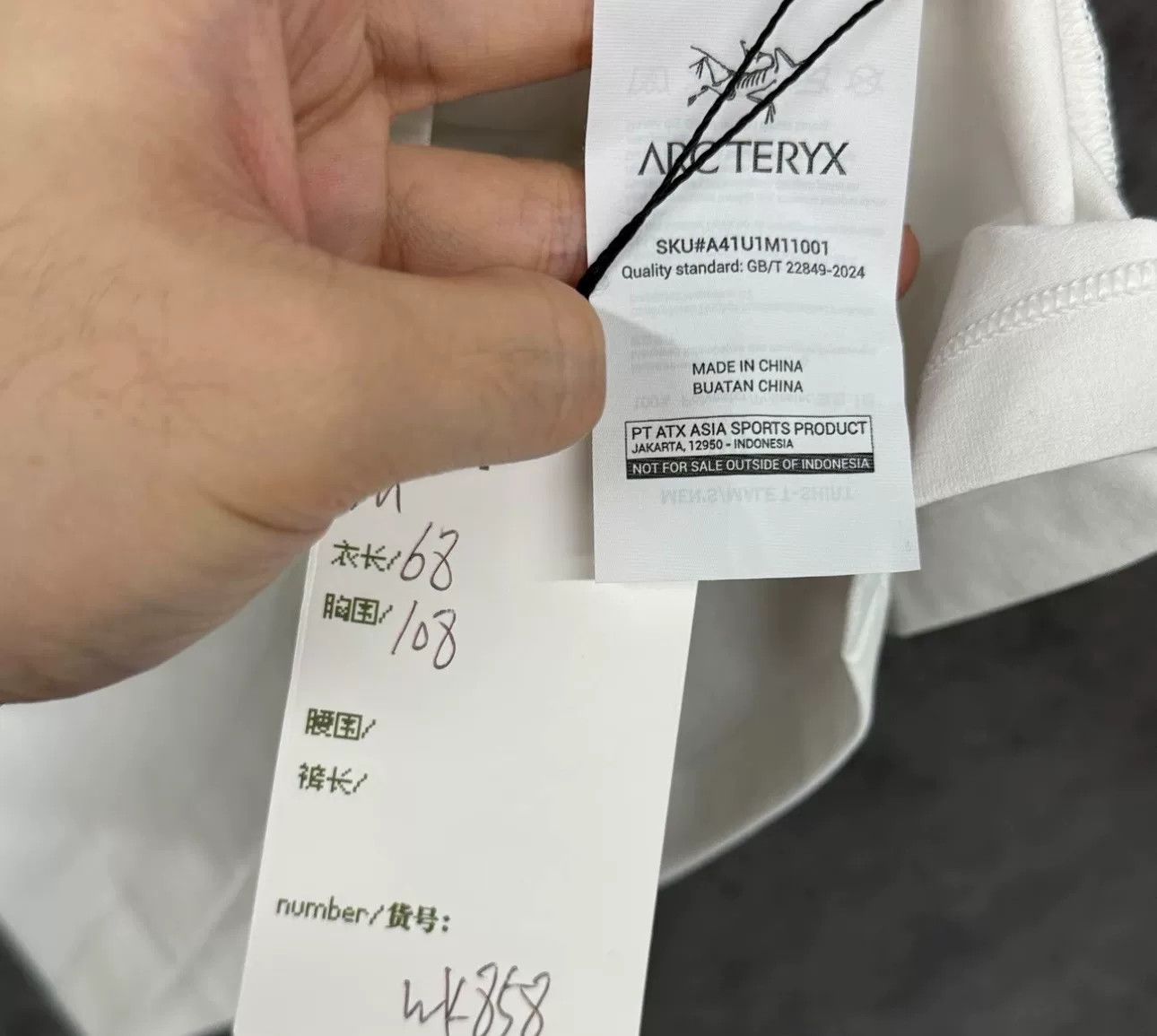 Arc'teryx Arc'teryx Graphic Bird Logo T-Shirt White M Size US M / EU 48-50 / 2 - 6 Thumbnail
