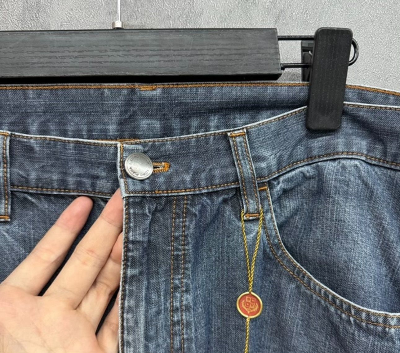 Loro Piana Loro Piana Logo Plaque Slub Denim Jeans US 34 Size US 34 / EU 50 - 3 Thumbnail