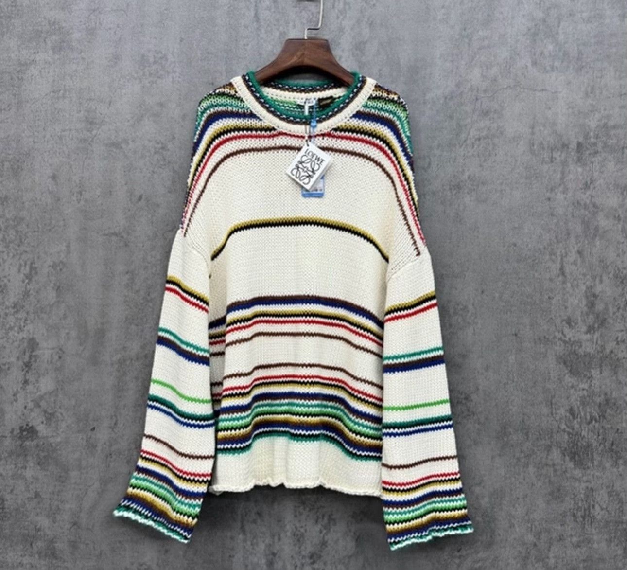 Loewe Loewe Striped Paula's Ibiza Knit Sweater S Size US S / EU 44-46 / 1 - 2 Thumbnail