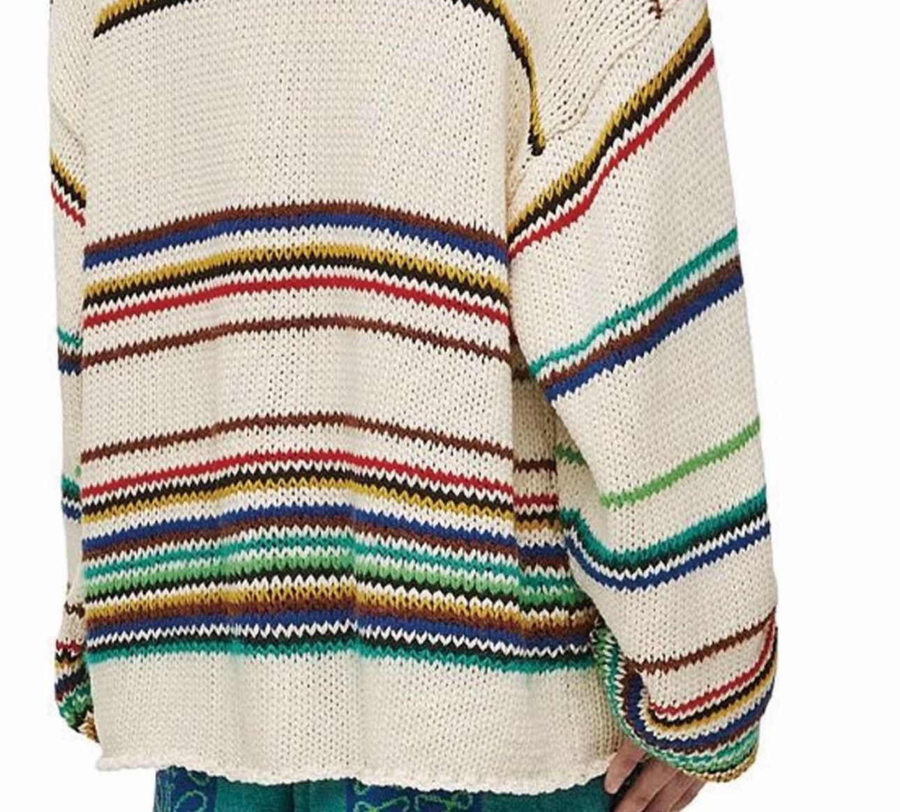 Loewe Loewe Striped Paula's Ibiza Knit Sweater S Size US S / EU 44-46 / 1 - 3 Thumbnail