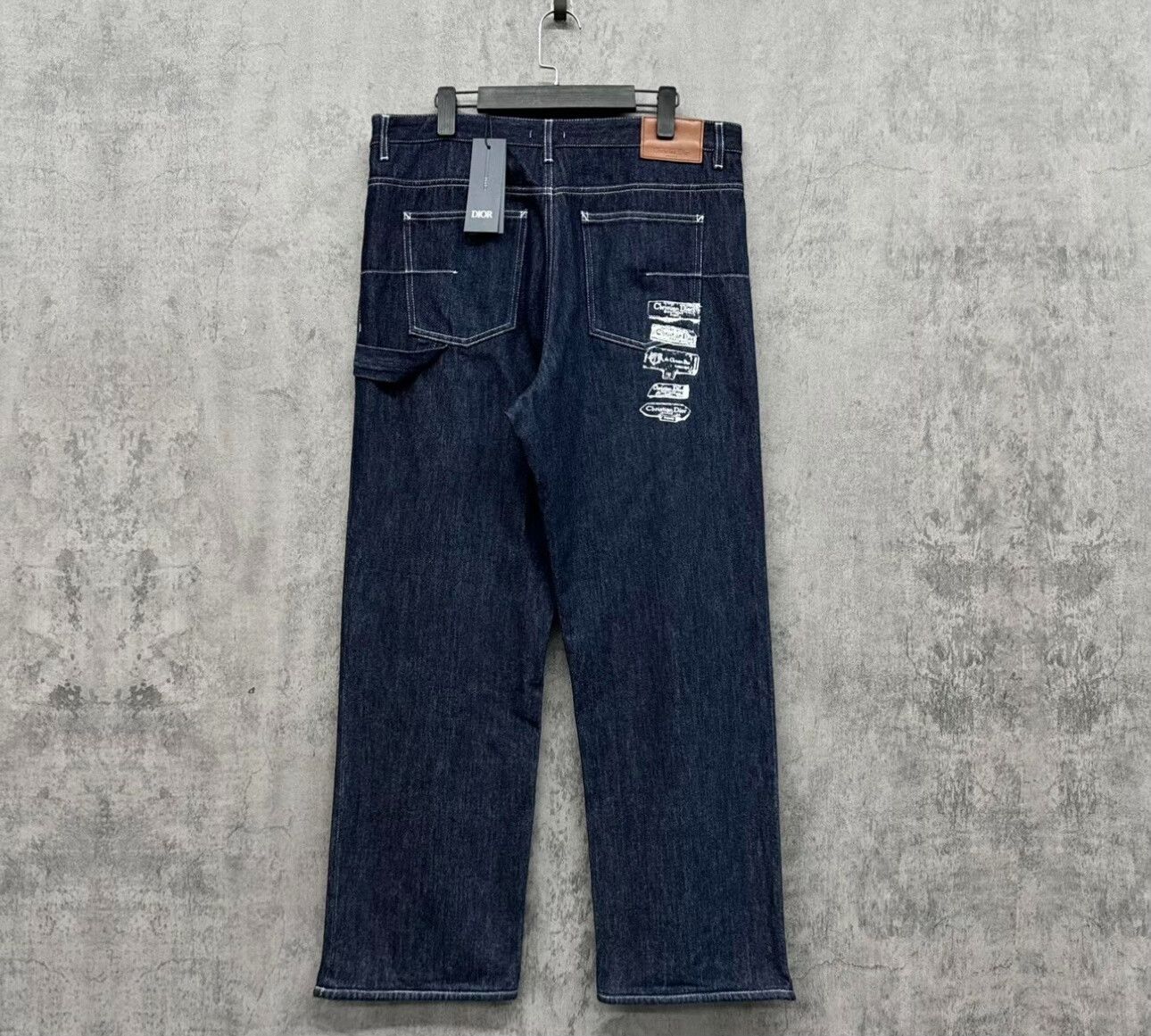 Dior Dior Embroidered Logo Denim Jeans 36 Size US 36 / EU 52 - 2 Thumbnail