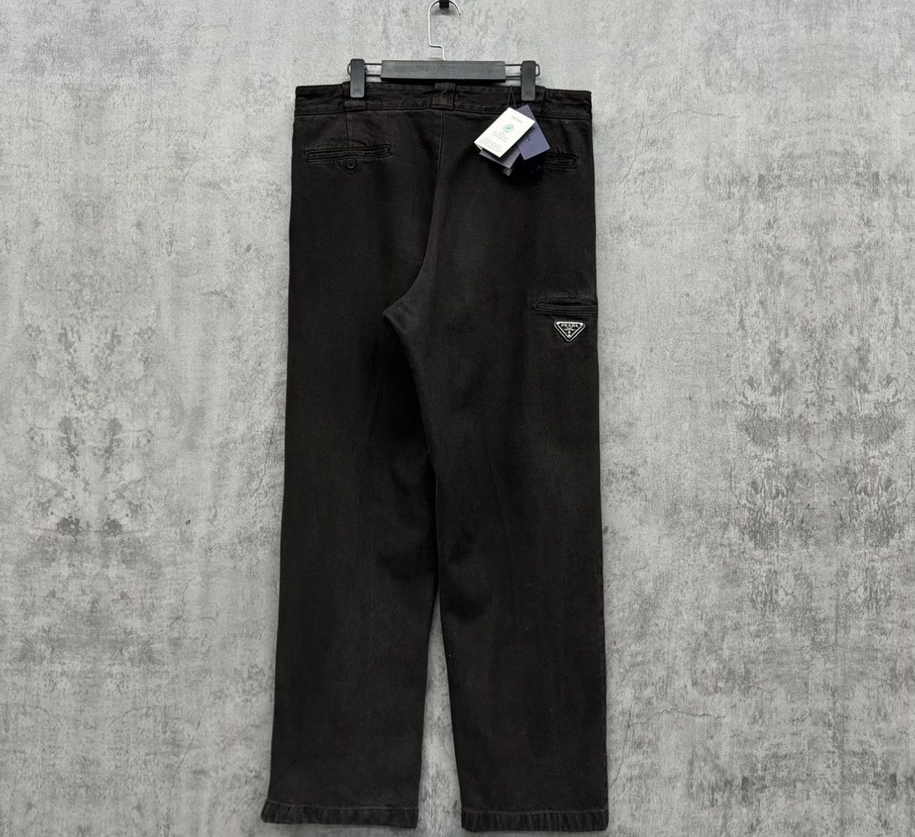 Prada Prada Triangle Logo Washed Denim Jeans 36 Size US 36 / EU 52 - 2 Thumbnail