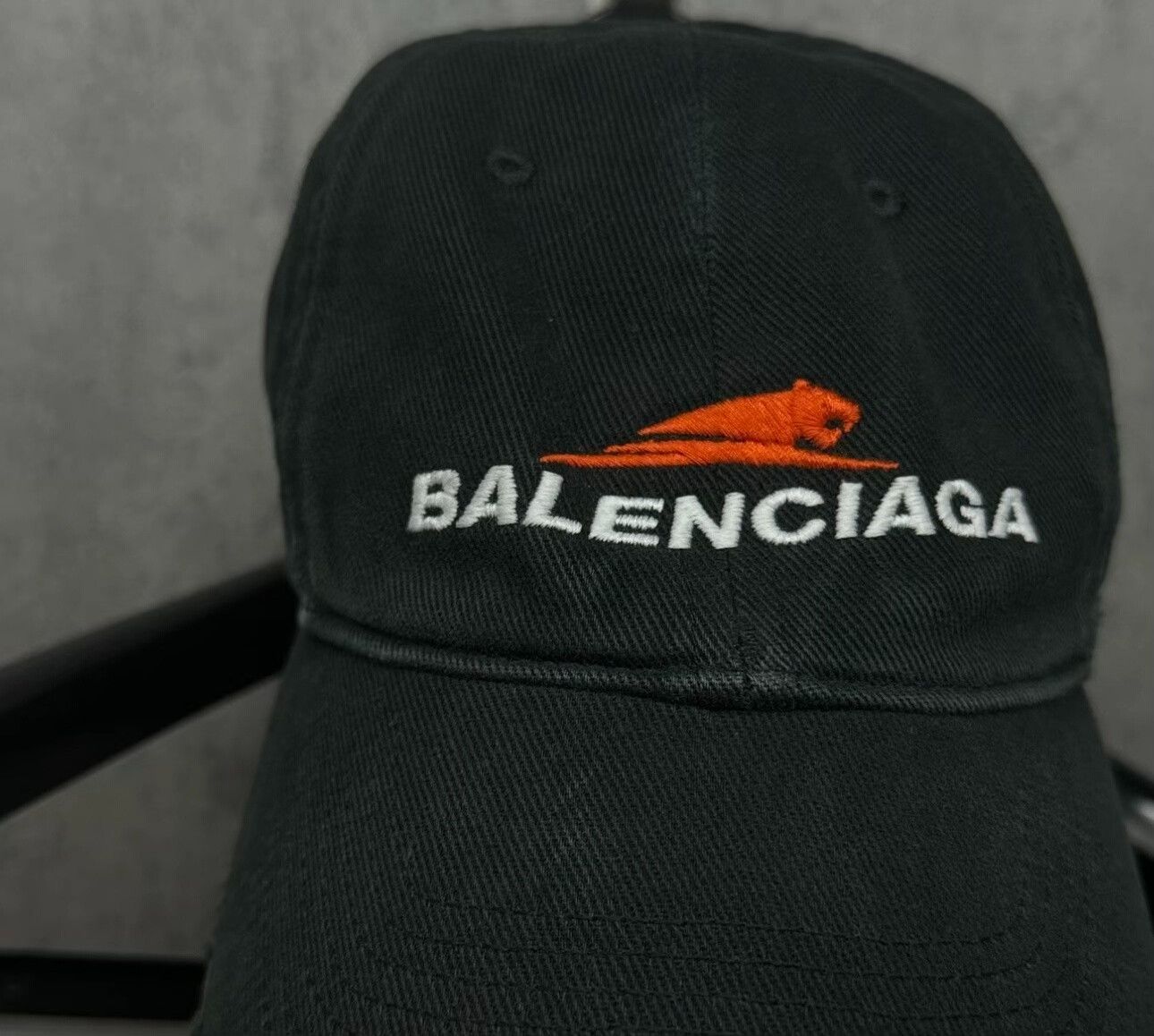Balenciaga Balenciaga Distressed Embroidered Logo Cap S Size ONE SIZE - 4 Thumbnail