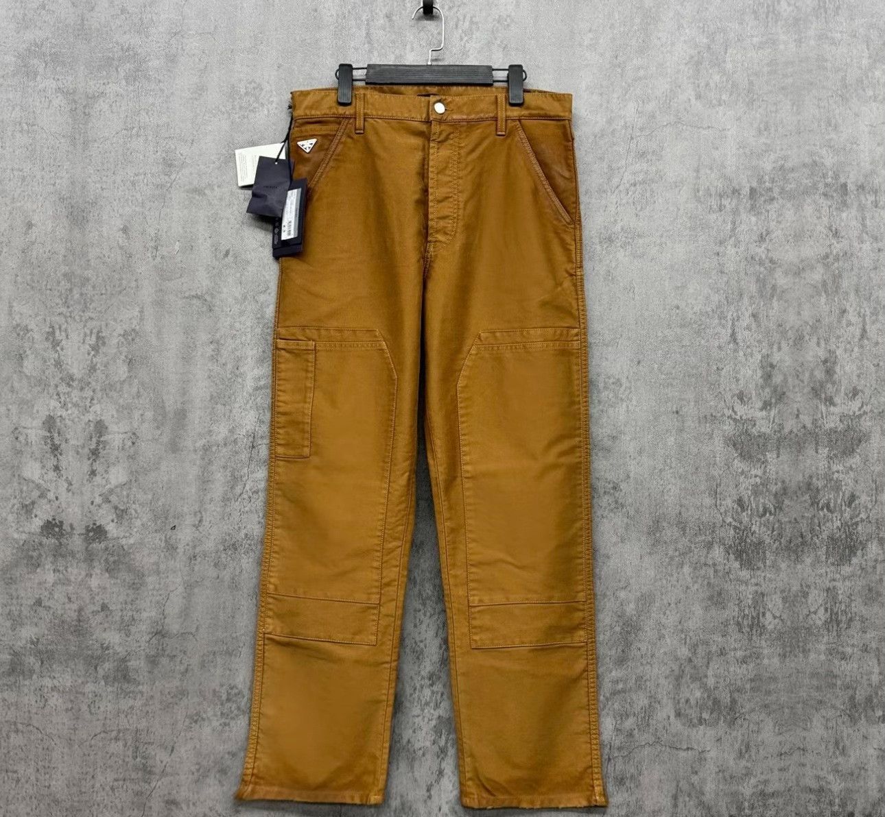 Prada Prada Moleskin Triangle Logo Casual Pants Size 32 Size US 32 / EU 48 - 2 Thumbnail