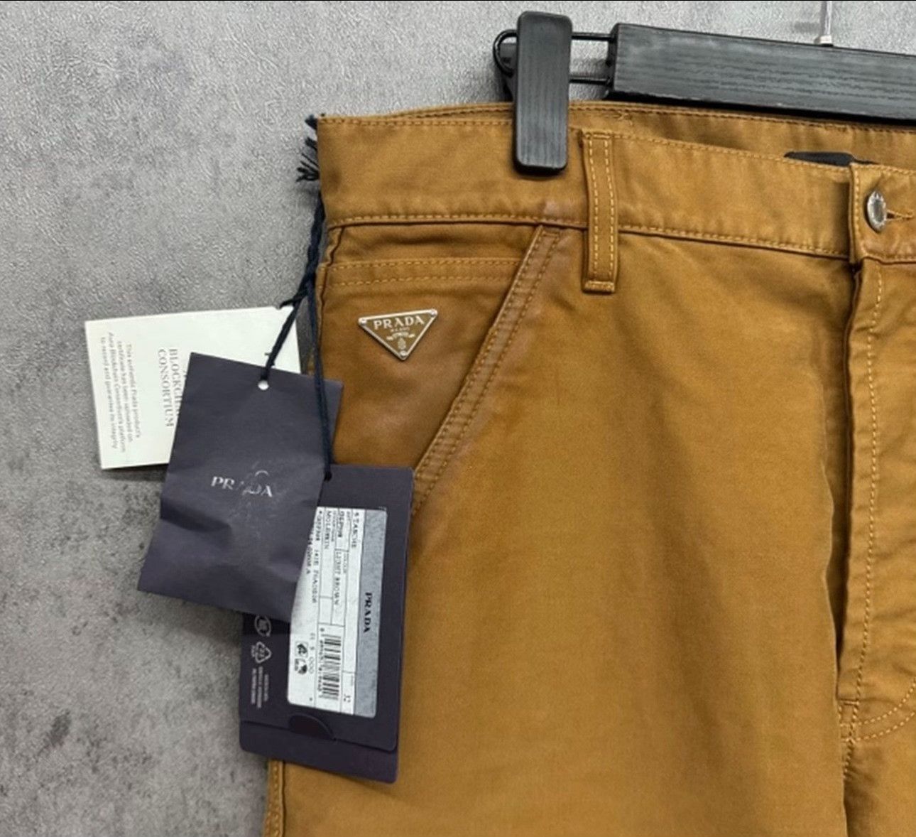 Prada Prada Moleskin Triangle Logo Casual Pants Size 32 Size US 32 / EU 48 - 3 Thumbnail