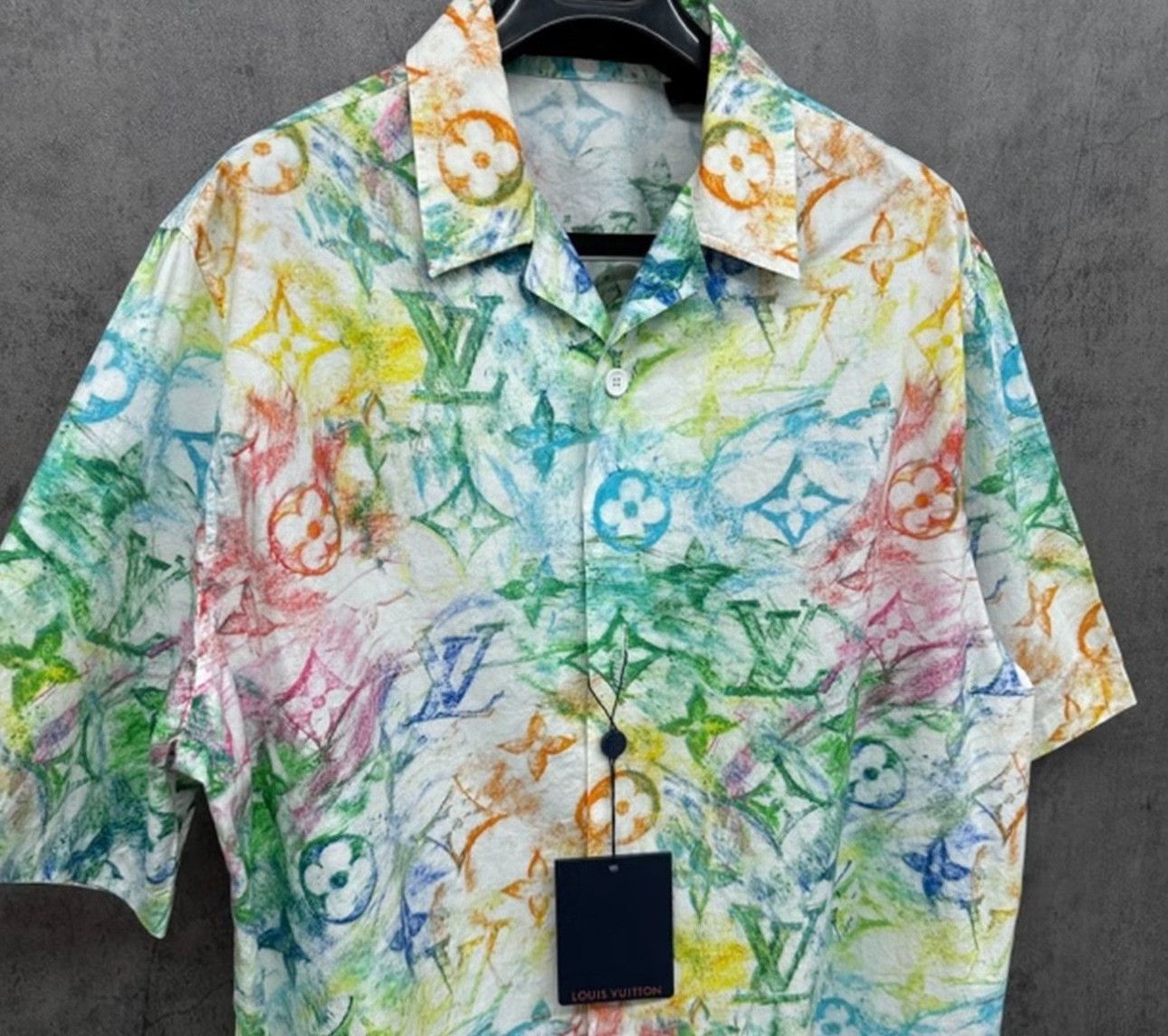 Louis Vuitton Louis Vuitton Multi Crayon Monogram Shirt XL Size US XL / EU 56 / 4 - 4 Thumbnail