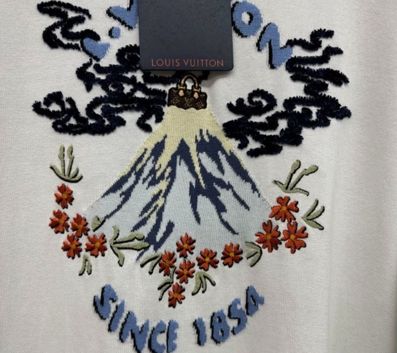 Louis Vuitton Louis Vuitton Fuji Mountain Knit T-Shirt XXL Size US XXL / EU 58 / 5 - 4 Thumbnail