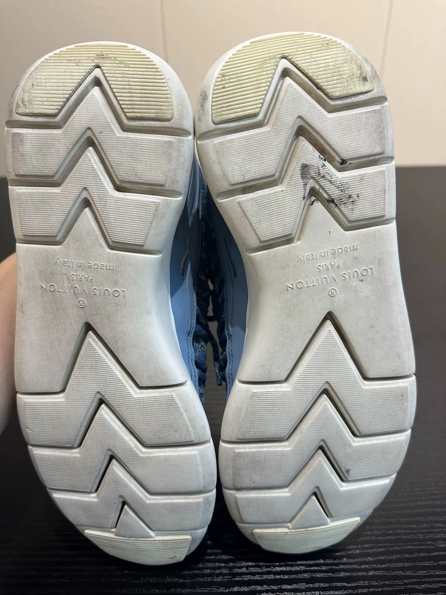 Louis Vuitton Louis Vuitton Monogram Denim Fastlane Sneakers 7.5 Size US 8.5 / EU 41-42 - 5 Thumbnail