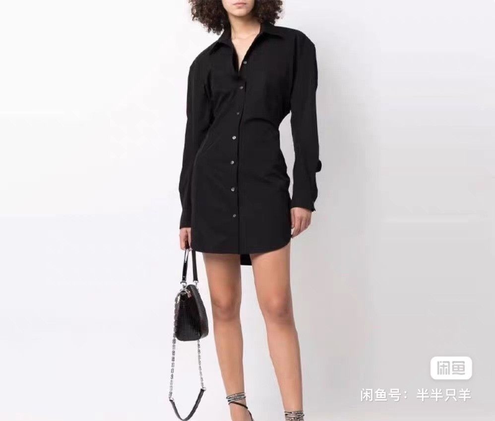 Alexander Wang Alexander Wang Cinched Cotton Shirt Dress 0 Size XS / US 0-2 / IT 36-38 - 4 Thumbnail