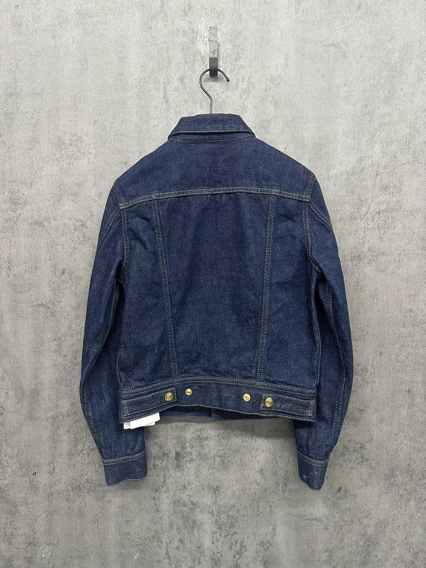 Celine Celine Gold Button Denim Jacket XS Size XS / US 0-2 / IT 36-38 - 6 Thumbnail