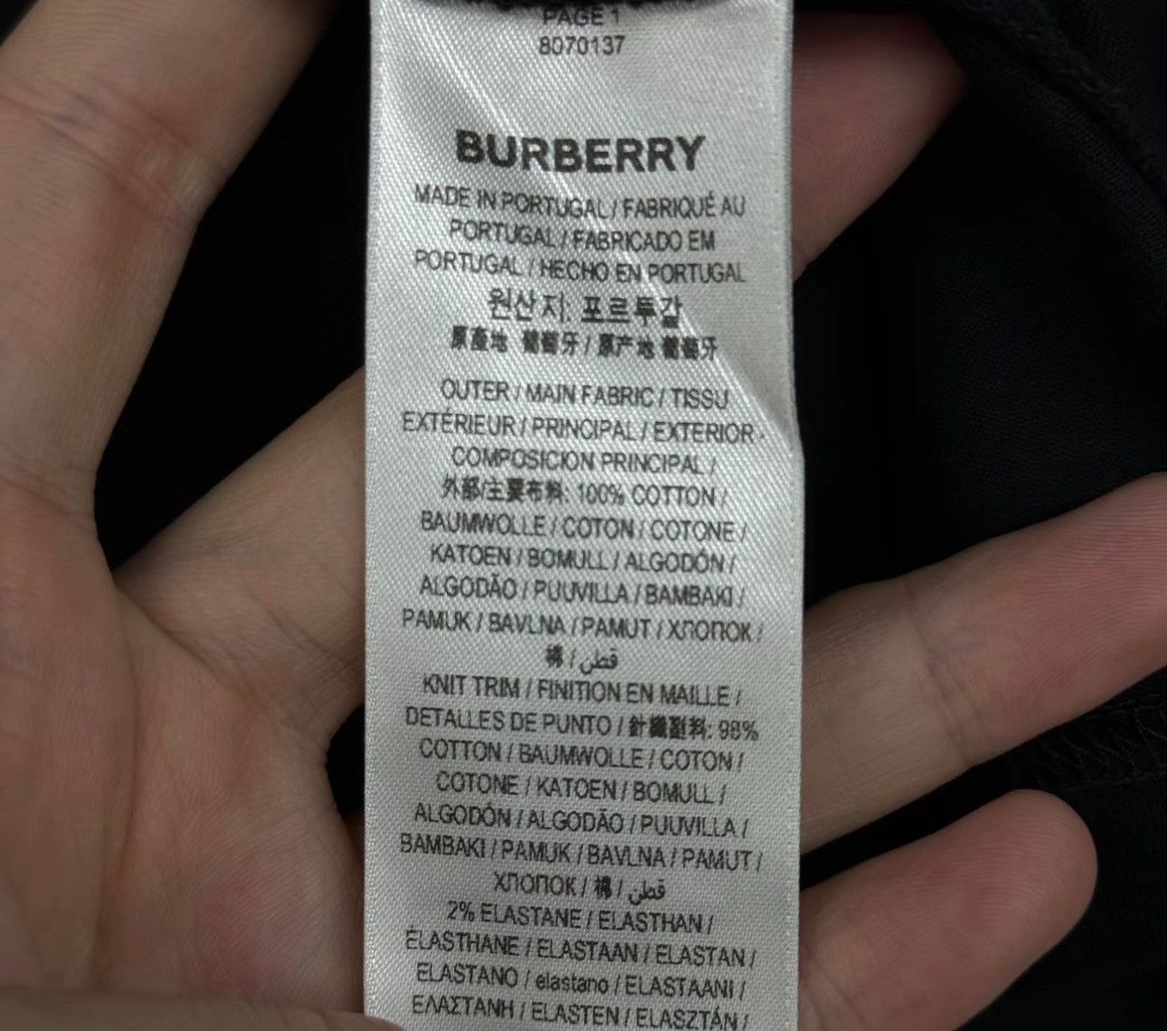 Burberry Burberry Art Logo Long Sleeve T-Shirt Size L Size US L / EU 52-54 / 3 - 5 Thumbnail