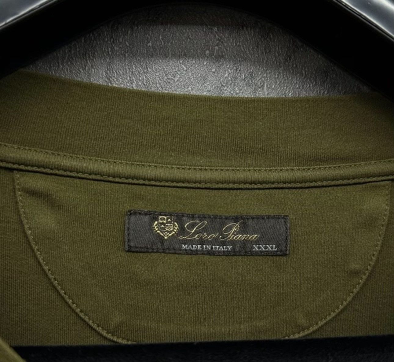 Loro Piana Loro Piana Logo Embroidered Cotton T-Shirt XXL Size US XXL / EU 58 / 5 - 5 Thumbnail