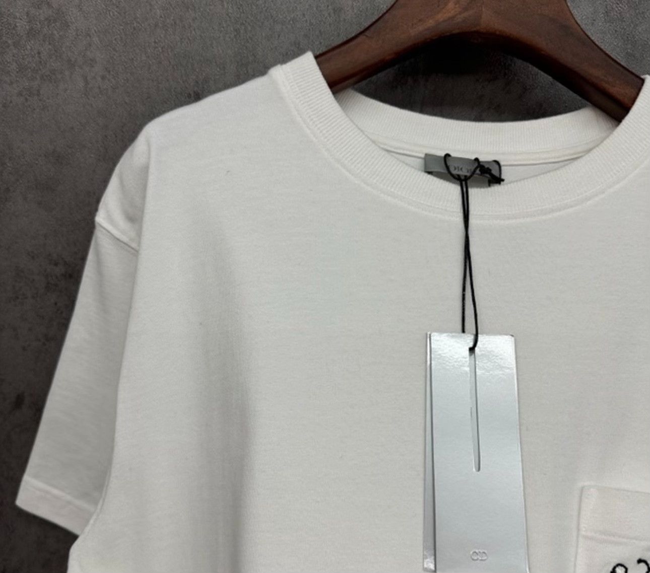 Dior Dior Embroidered Bee Logo Pocket T-Shirt Size M Size US M / EU 48-50 / 2 - 4 Thumbnail