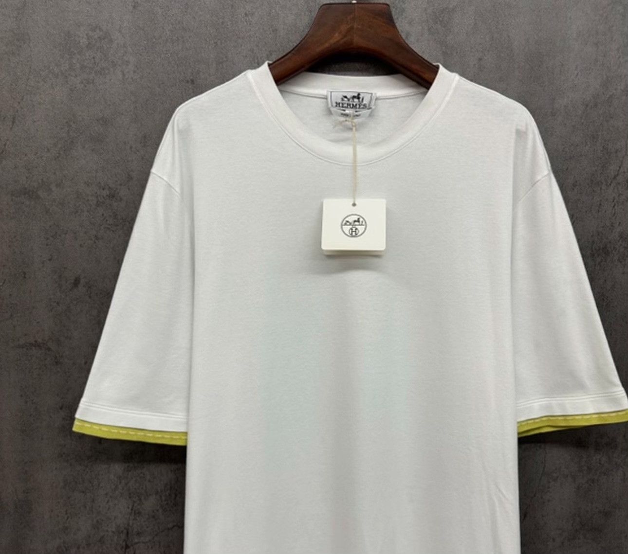 Hermes Hermes Contrast Webbing T-Shirt Size L Size US L / EU 52-54 / 3 - 3 Thumbnail