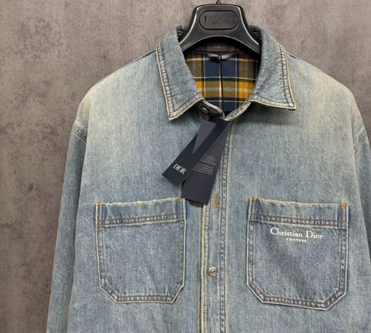 Dior Dior Embroidered Logo Denim Shirt Jacket Size 40 Size US XXS / EU 40 - 3 Thumbnail