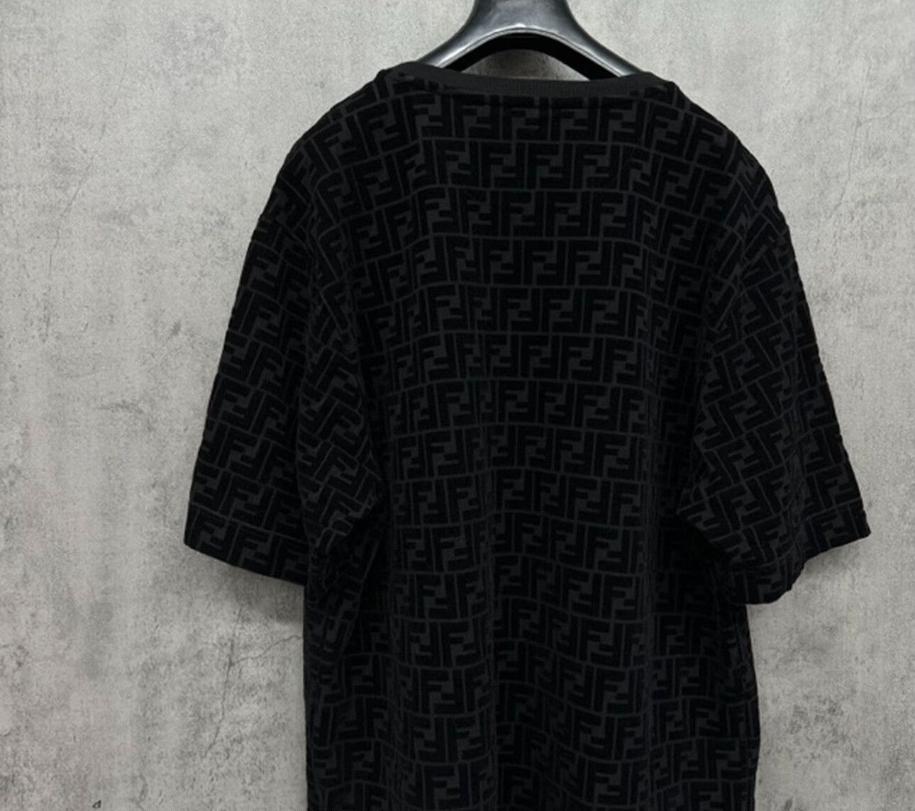 Fendi Fendi Zucca Print Flocked T-Shirt XXL Size US XXL / EU 58 / 5 - 4 Thumbnail