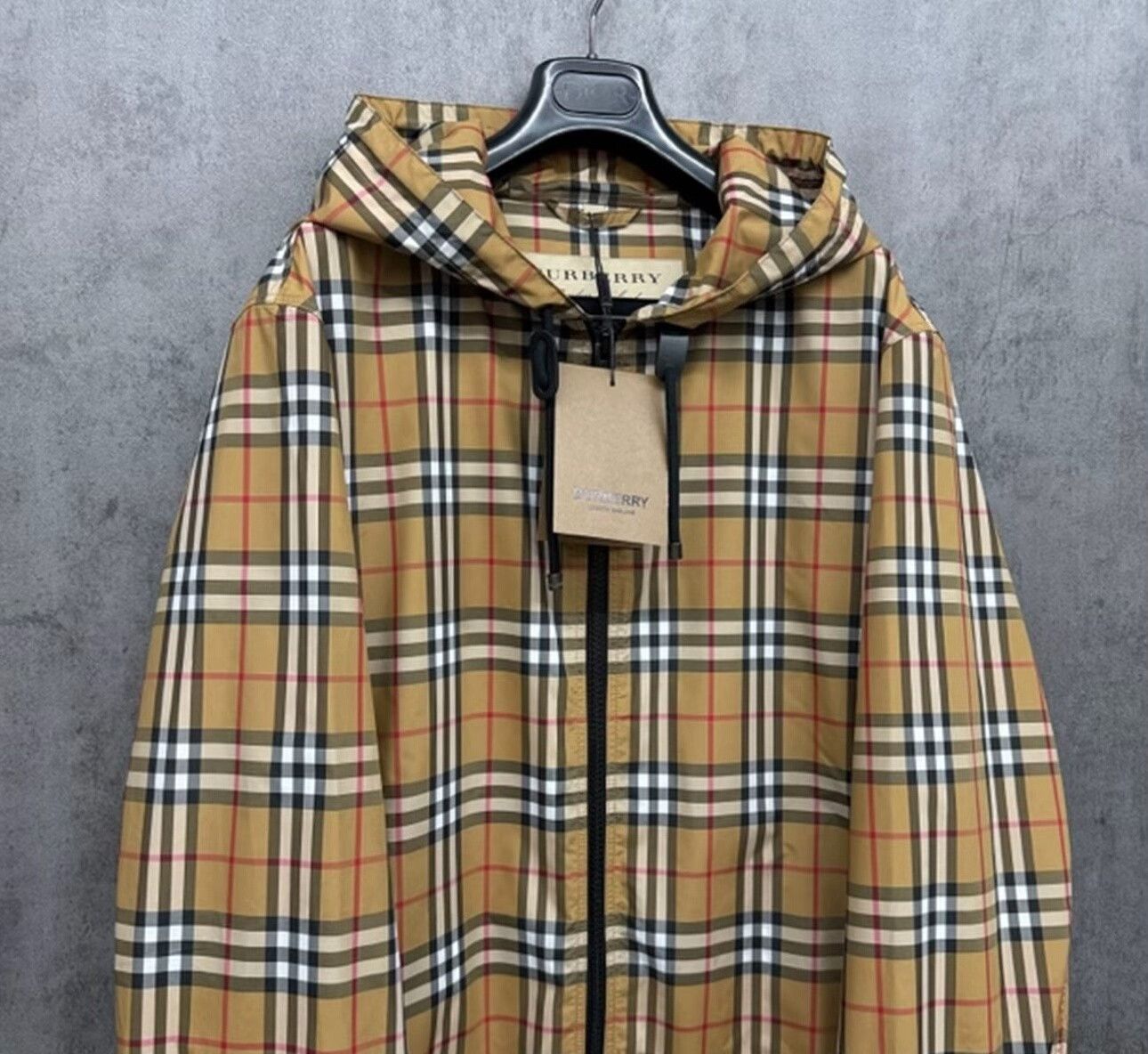 Burberry Burberry Vintage Check Hooded Windbreaker Jacket 54 Size US L / EU 52-54 / 3 - 3 Thumbnail