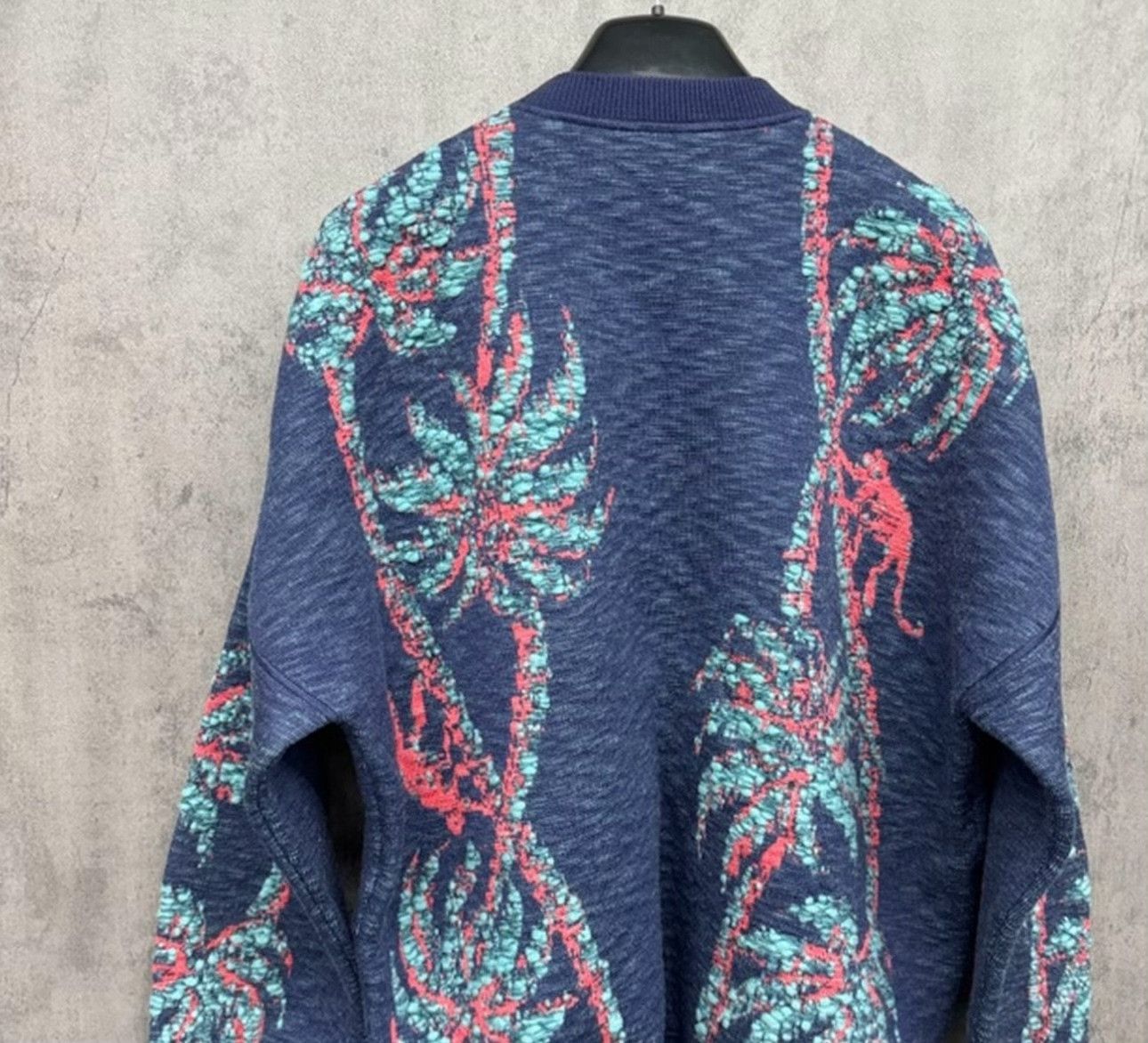 Louis Vuitton Louis Vuitton Floral Palm Embroidered Knit Sweater M Size US M / EU 48-50 / 2 - 3 Thumbnail