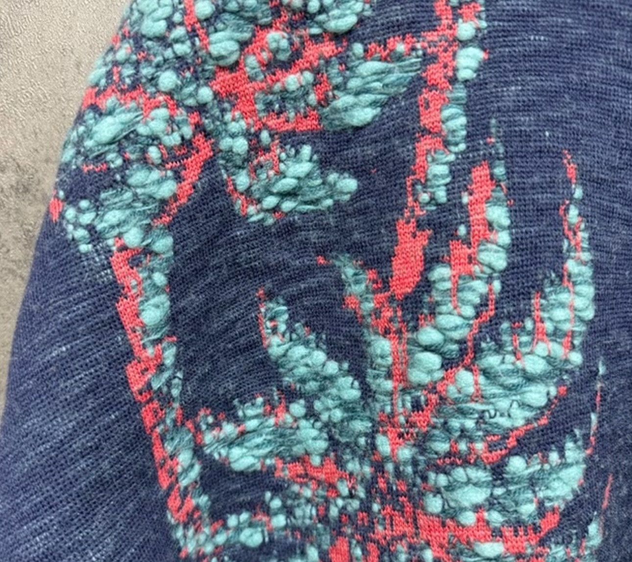 Louis Vuitton Louis Vuitton Floral Palm Embroidered Knit Sweater M Size US M / EU 48-50 / 2 - 5 Thumbnail