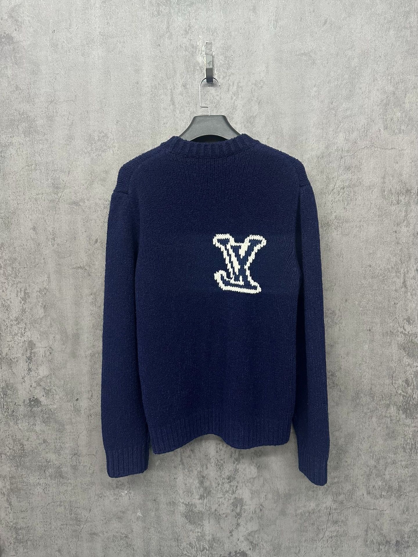Louis Vuitton Louis Vuitton LV Logo Intarsia Sweater US M Size US M / EU 48-50 / 2 - 3 Thumbnail