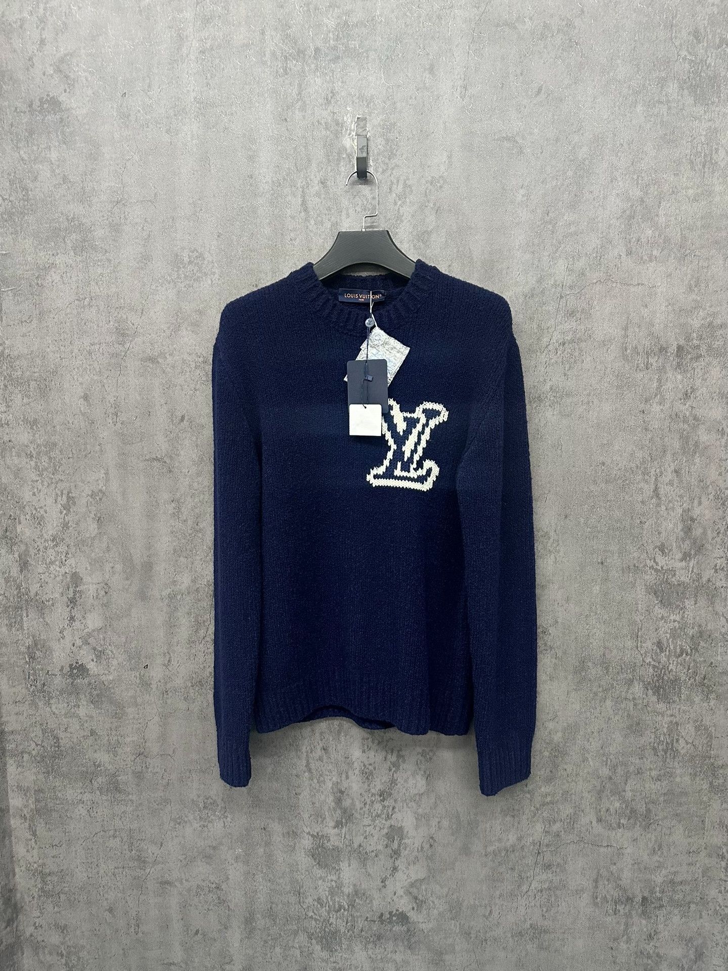 Louis Vuitton Louis Vuitton LV Logo Intarsia Sweater US M Size US M / EU 48-50 / 2 - 2 Thumbnail
