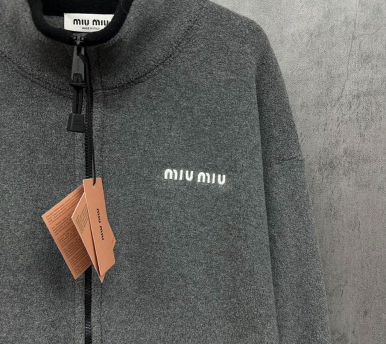Miu Miu Miu Miu Embroidered Logo Fleece Jacket S Size US S / EU 44-46 / 1 - 3 Thumbnail