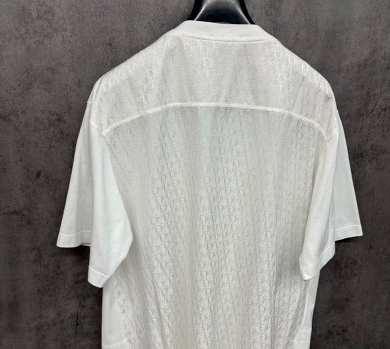 Dior Dior Oblique Silk Paneled T-Shirt L Size US L / EU 52-54 / 3 - 3 Thumbnail