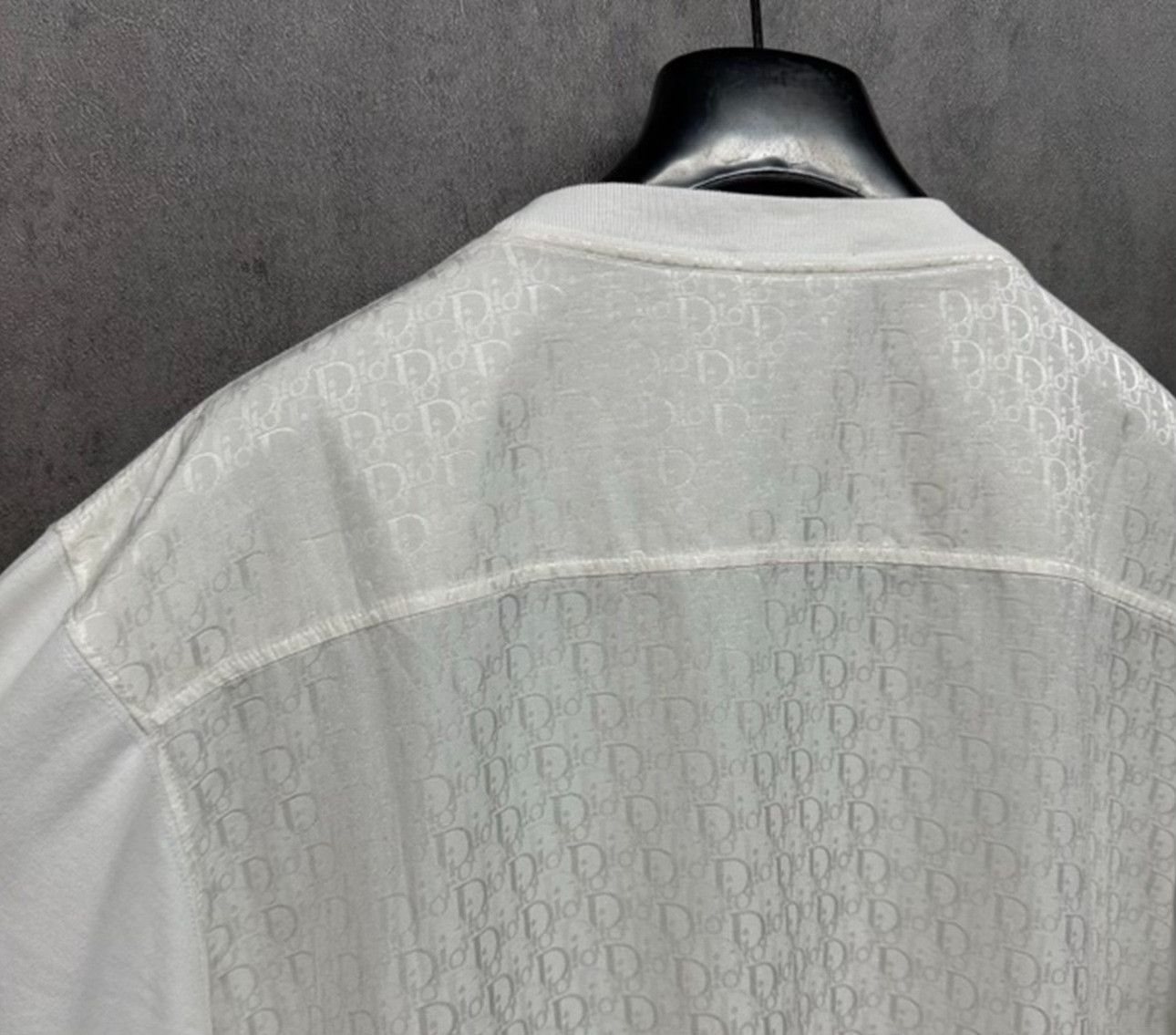 Dior Dior Oblique Silk Paneled T-Shirt L Size US L / EU 52-54 / 3 - 4 Thumbnail