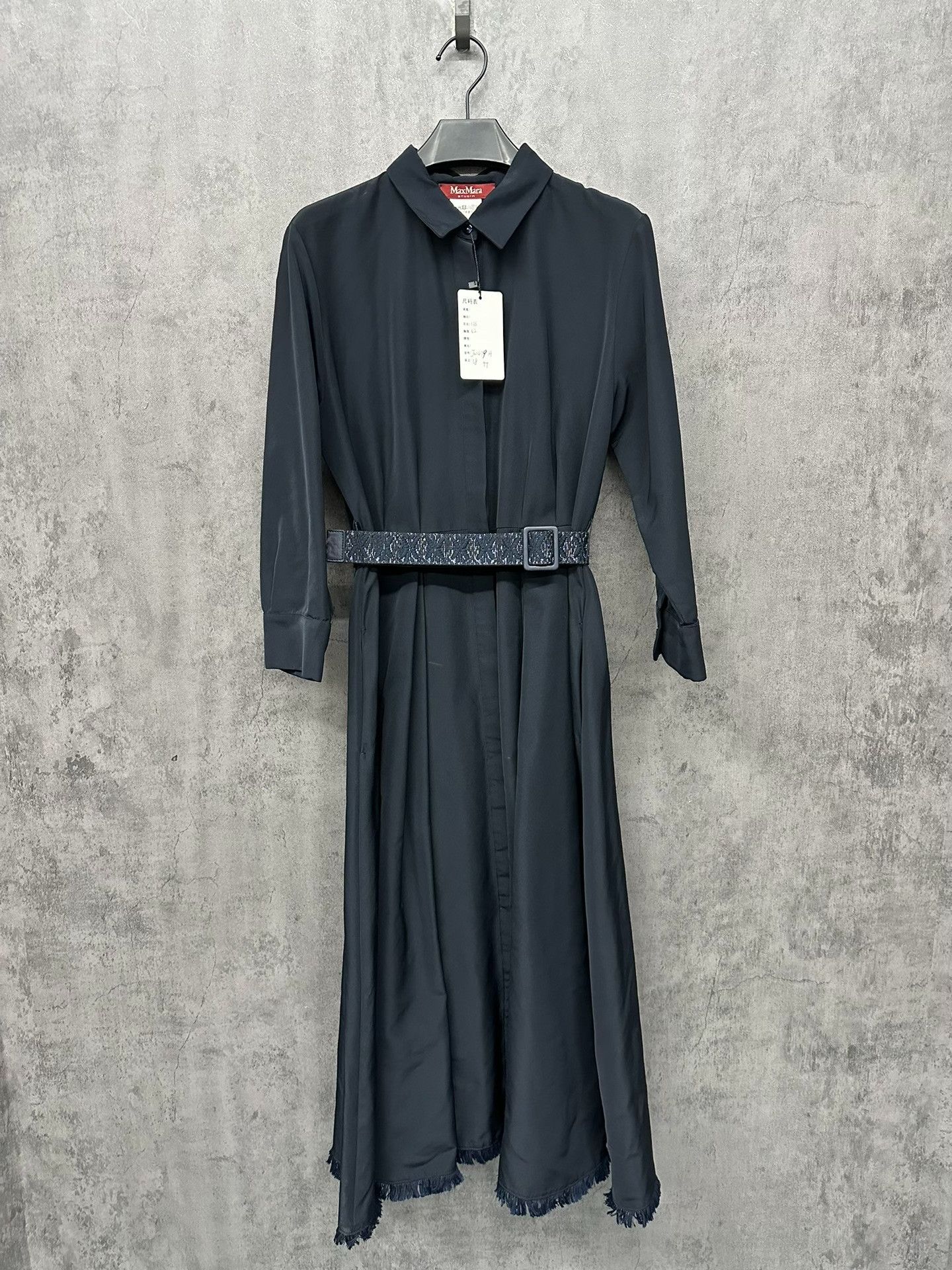 Max Mara Max Mara Belted Shirt Maxi Dress 42 Size M / US 6-8 / IT 42-44 - 2 Thumbnail