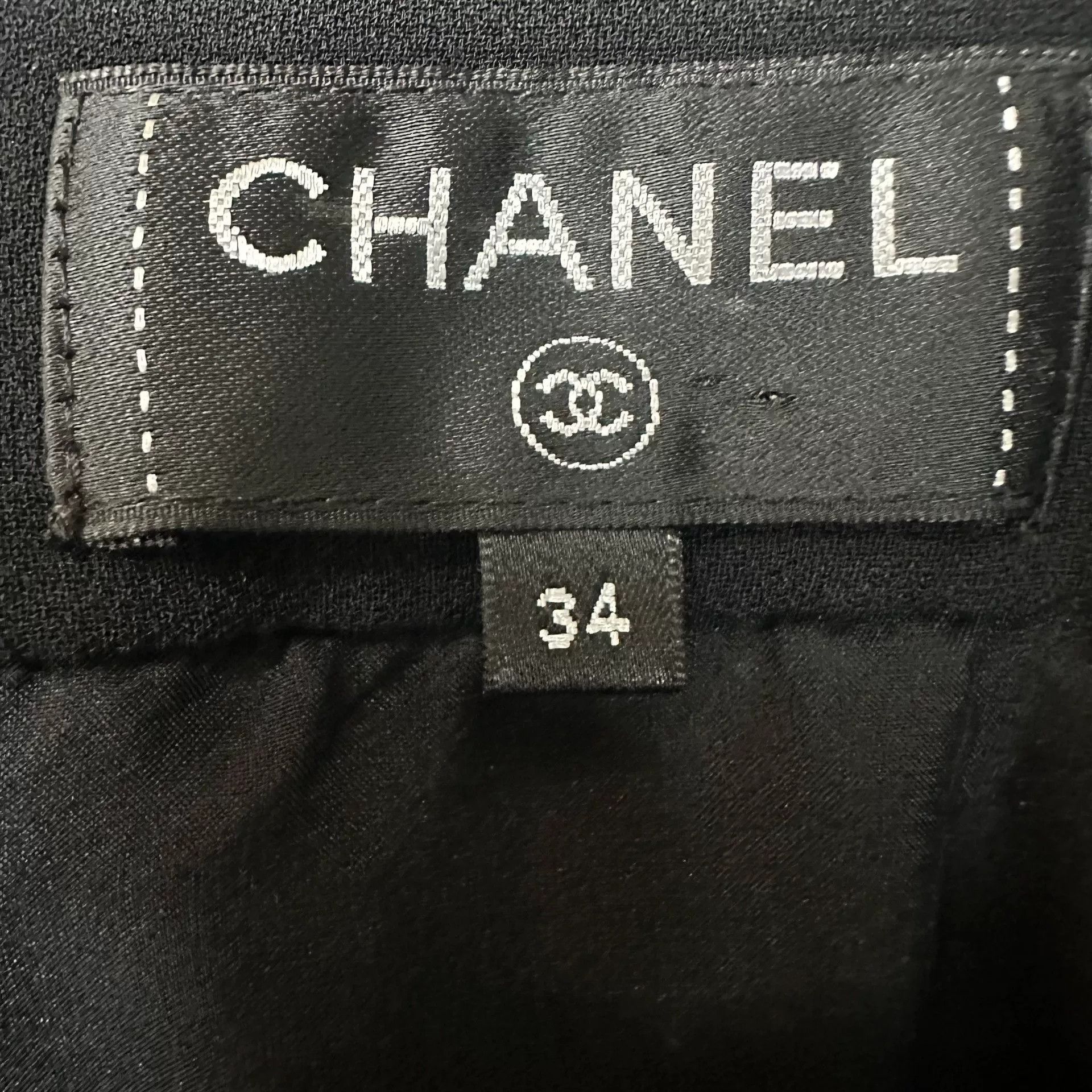 Chanel Chanel Zipper Detail Flared Skirt 34 Size 25" / US 0 / IT 36 - 4 Thumbnail