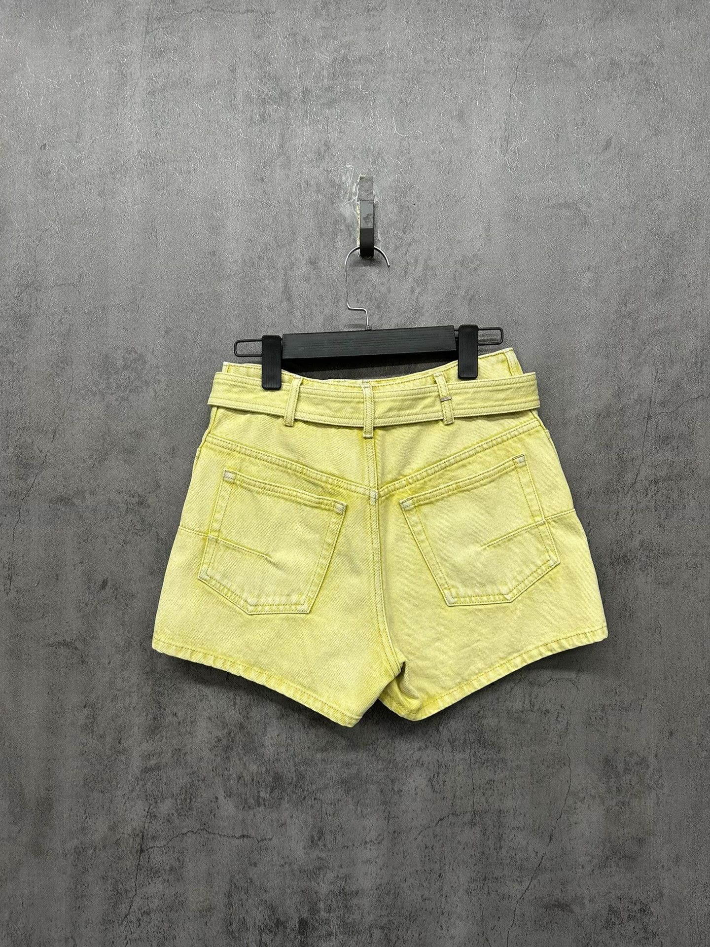 Dior Dior Belted Yellow Denim Shorts FR 34 Size 25" / US 0 / IT 36 - 3 Thumbnail