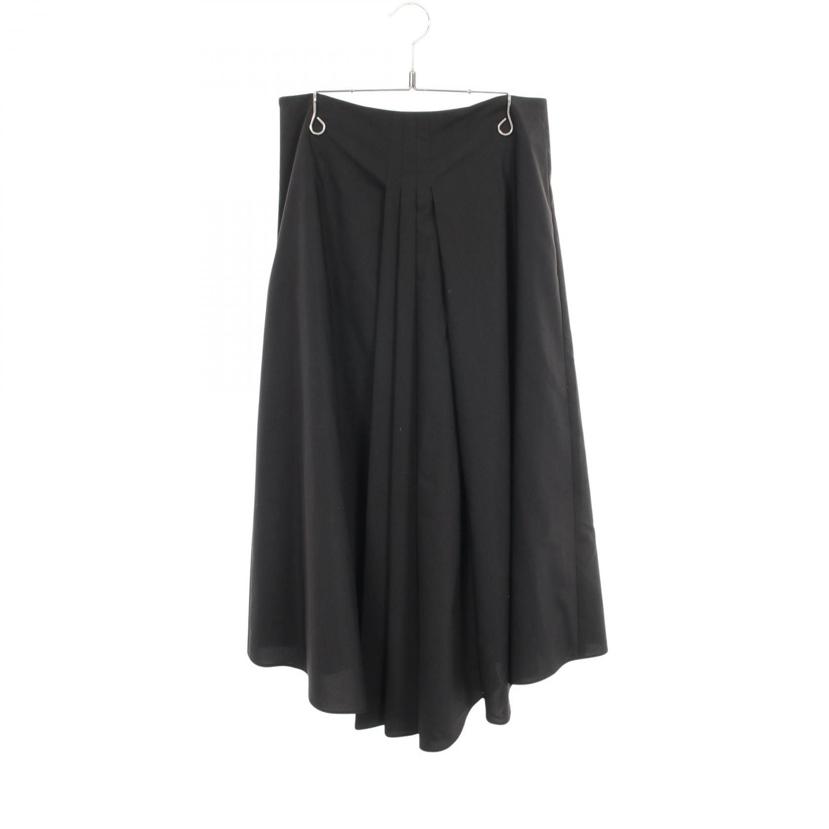 Other Other ADORE Light Stretch Back Tack Asymmetry Rayon Polyester Skirt Textile Skirts 531-2120209 DUTY FREE for USA Size ONE SIZE - 2 Thumbnail