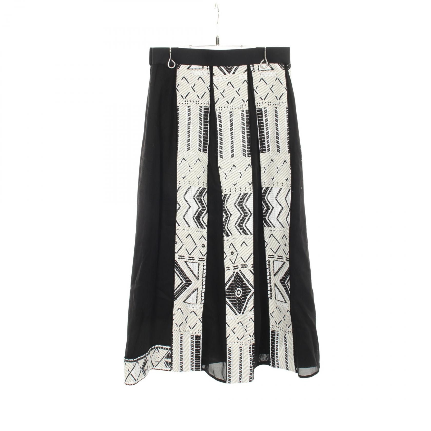 Other Other ADORE Tribal Jacquard Cotton Skirt Textile Skirts 531-0120223 DUTY FREE for USA Size ONE SIZE - 2 Thumbnail