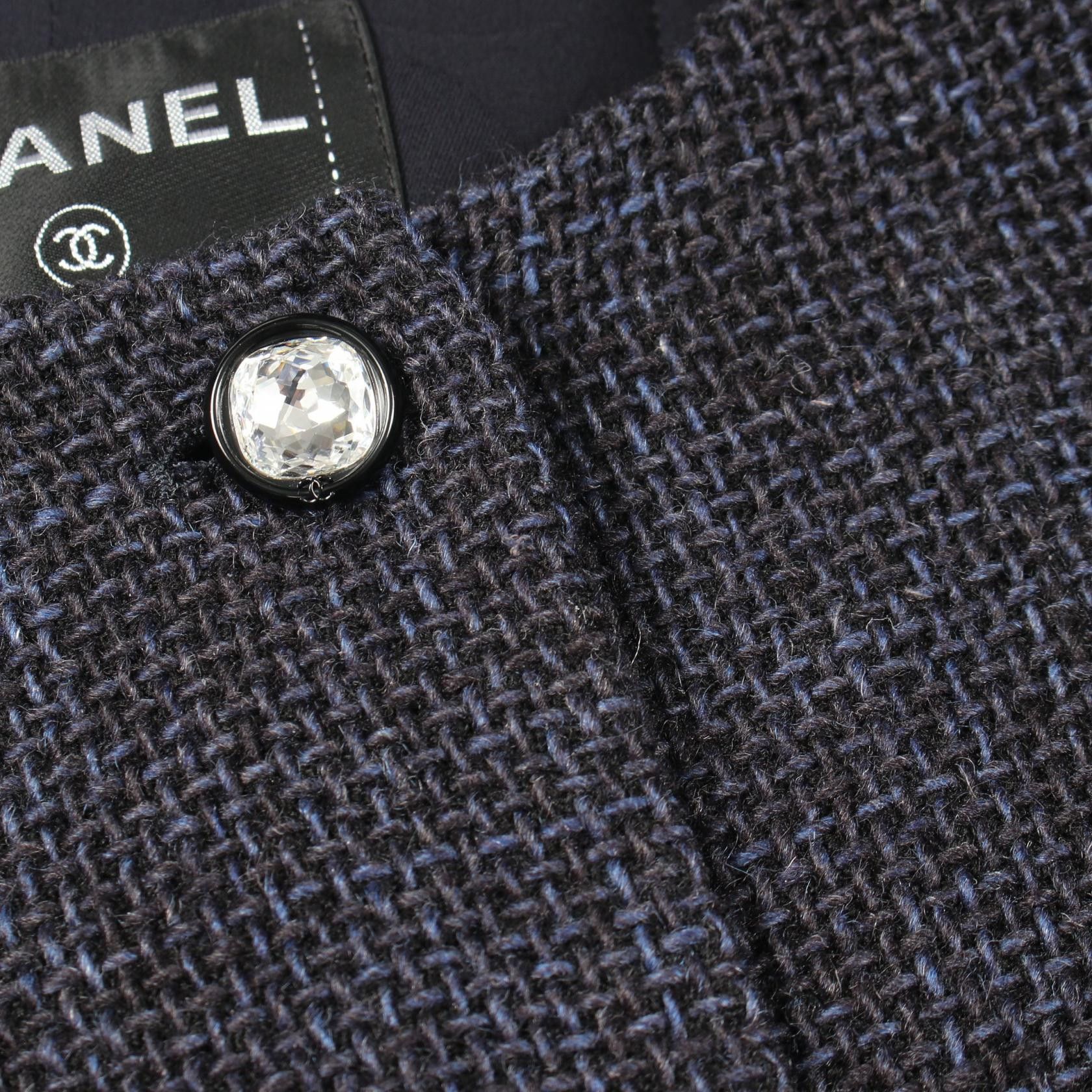 Chanel Chanel CHANEL Bijou Button Wool Jacket Textile Outerwear DUTY FREE for USA Size ONE SIZE - 8 Thumbnail