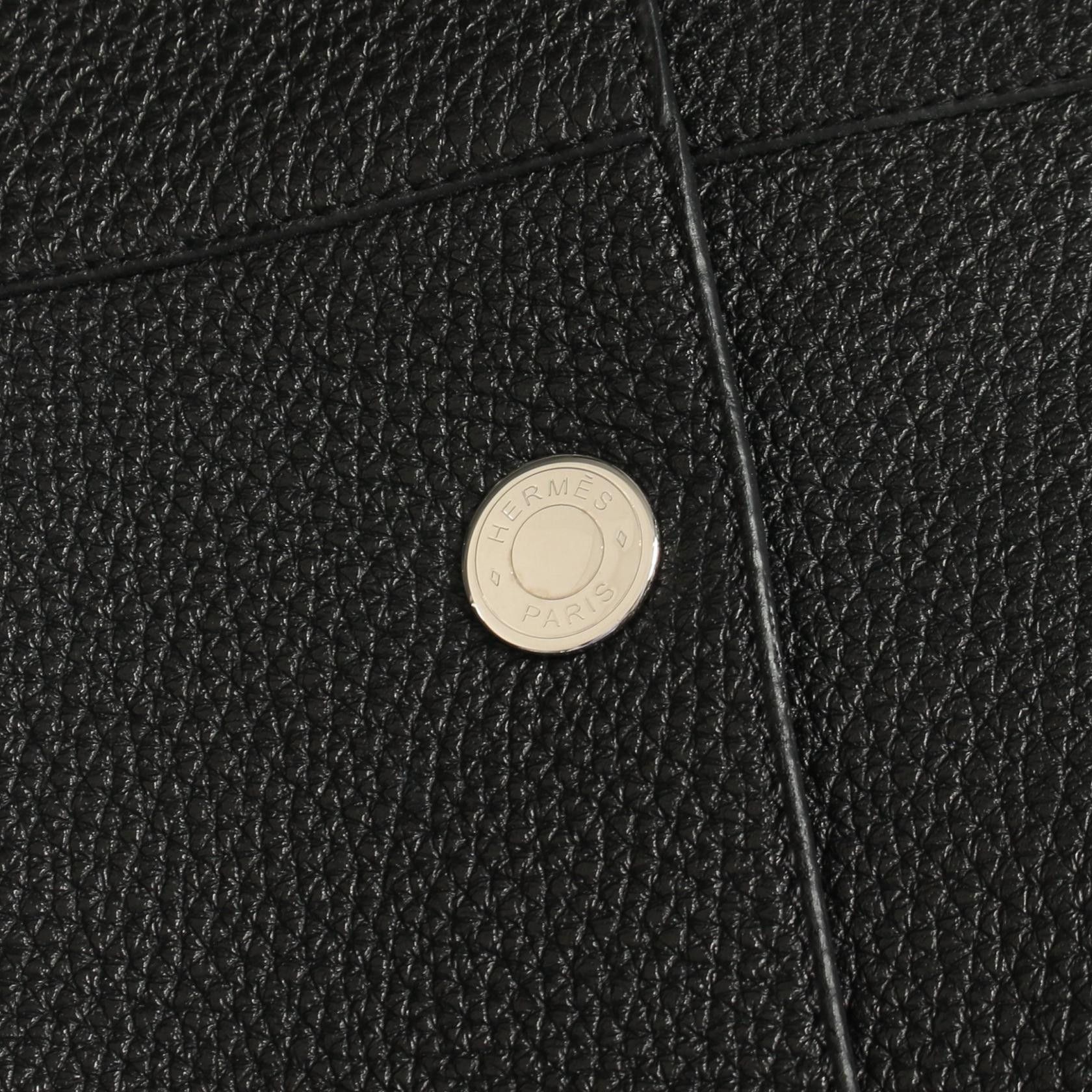 Hermes Hermes Hermes Serie Button Deerskin Long Gilet Vest Leather Tops DUTY FREE for USA Size ONE SIZE - 7 Thumbnail