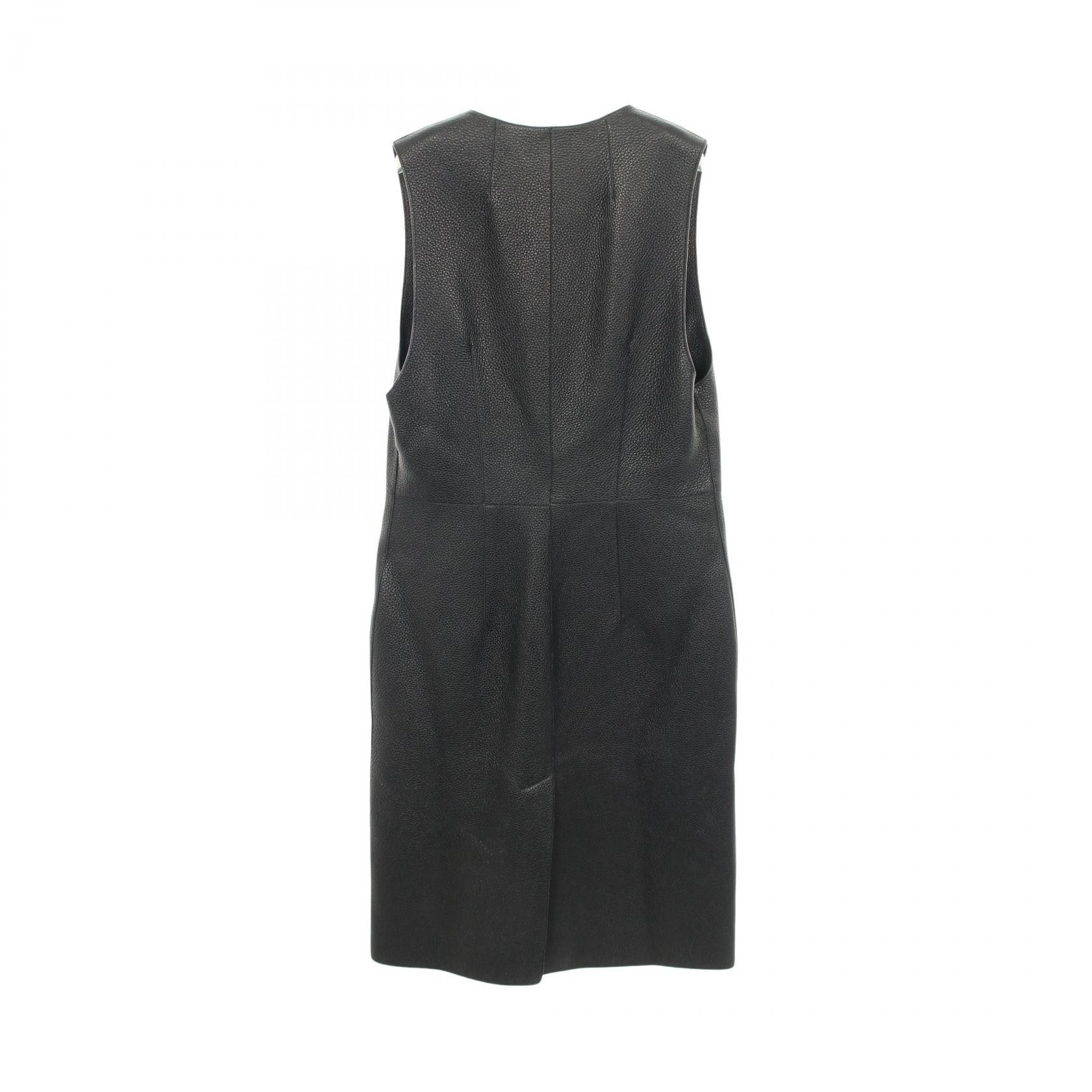 Hermes Hermes Hermes Serie Button Deerskin Long Gilet Vest Leather Tops DUTY FREE for USA Size ONE SIZE - 2 Thumbnail