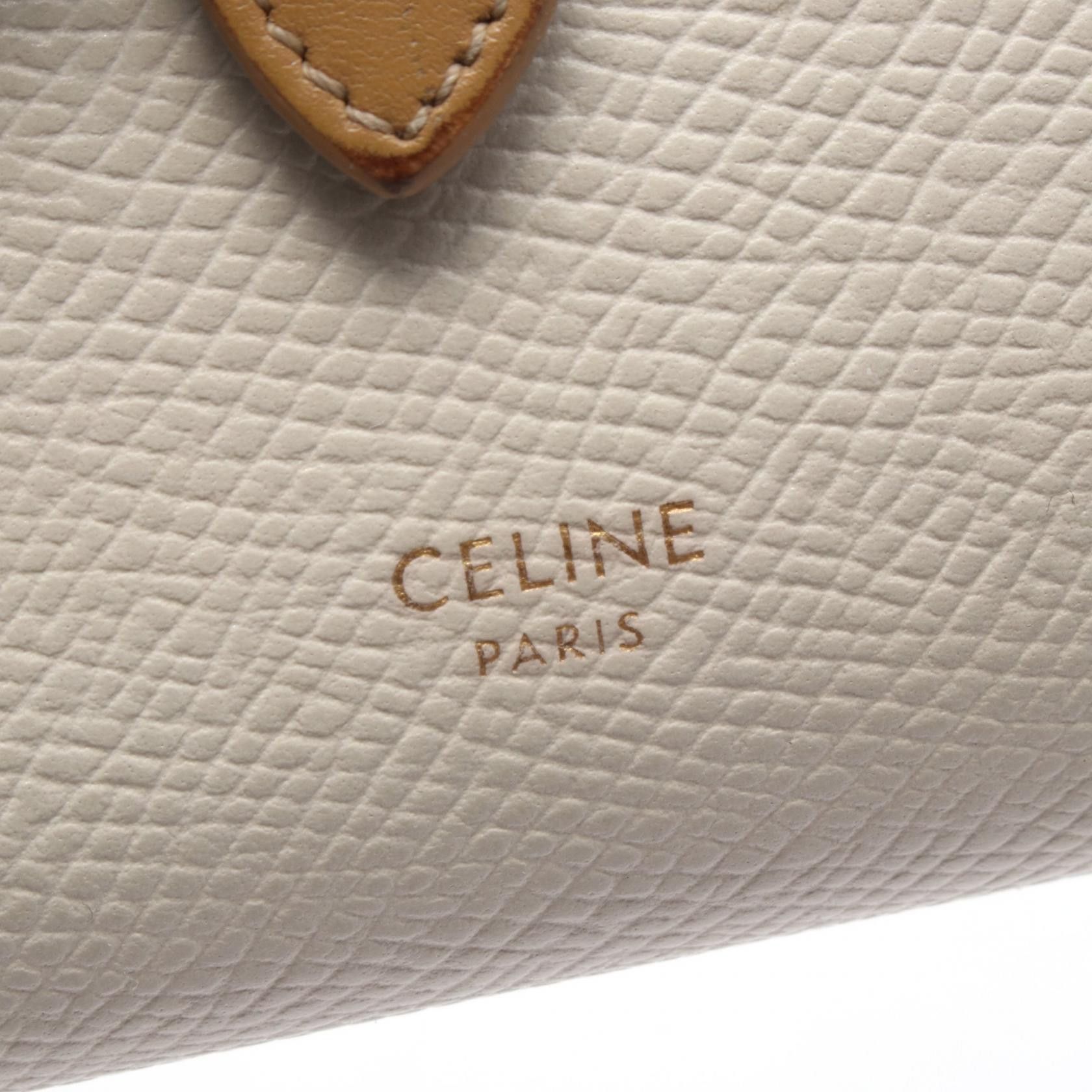 Celine Celine Celine Small Strap Wallet bifold wallet Leather Short Wallet 10H263BRU DUTY FREE for USA Size ONE SIZE - 6 Thumbnail