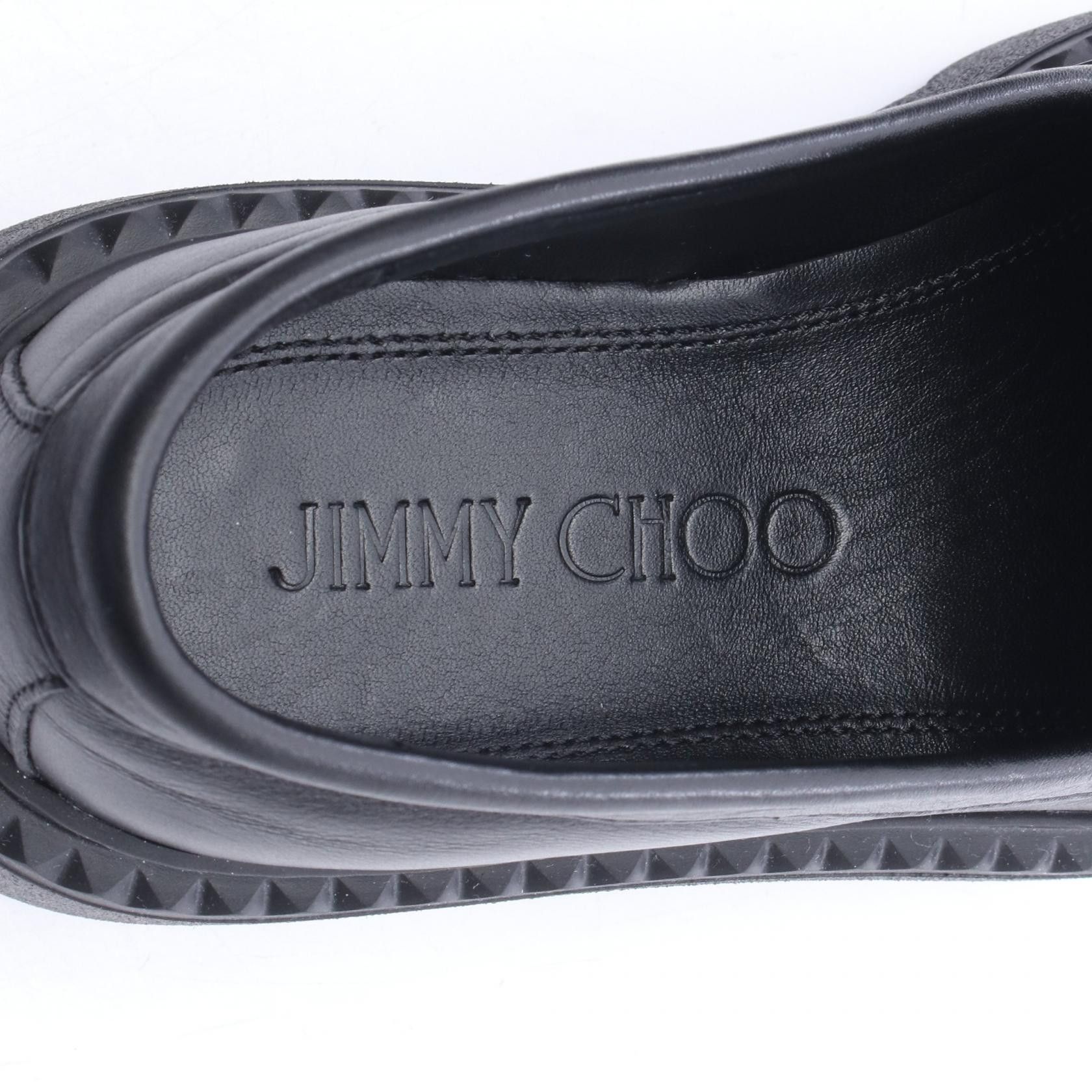 Jimmy Choo Jimmy Choo Jimmy Choo Bryer Loafer Flat Leather Loafers Leather Shoes DUTY FREE for USA Size ONE SIZE - 5 Thumbnail