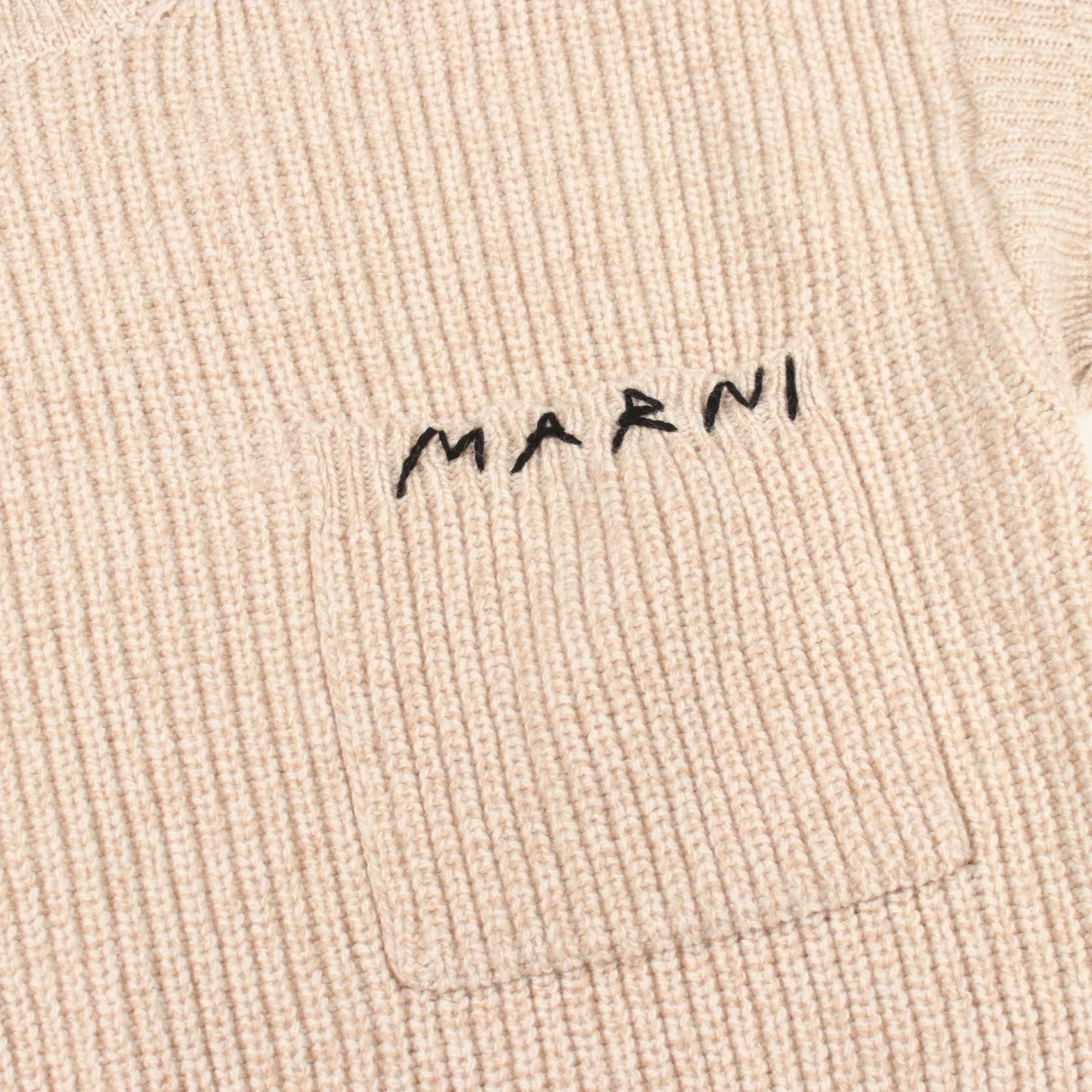 Marni Marni Marni Wool High Neck Knit Top Textile Tops DVMD0201Q0 DUTY FREE for USA Size ONE SIZE - 5 Thumbnail