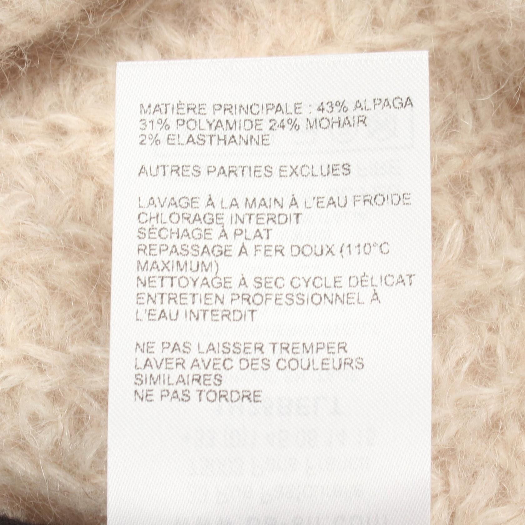 Other Other ba&sh half zip alpaca blend knit top Textile Tops 1H25BELT DUTY FREE for USA Size ONE SIZE - 4 Thumbnail