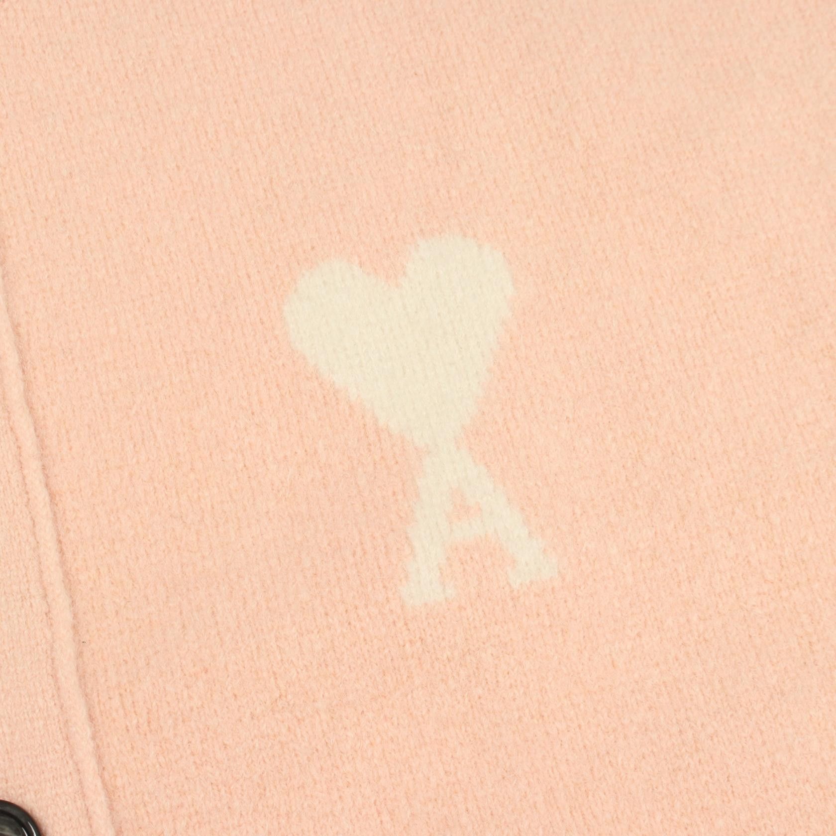 AMI Ami Ami Heart Logo Wool Alpaca Cardigan Textile Tops DUTY FREE for USA Size ONE SIZE - 7 Thumbnail