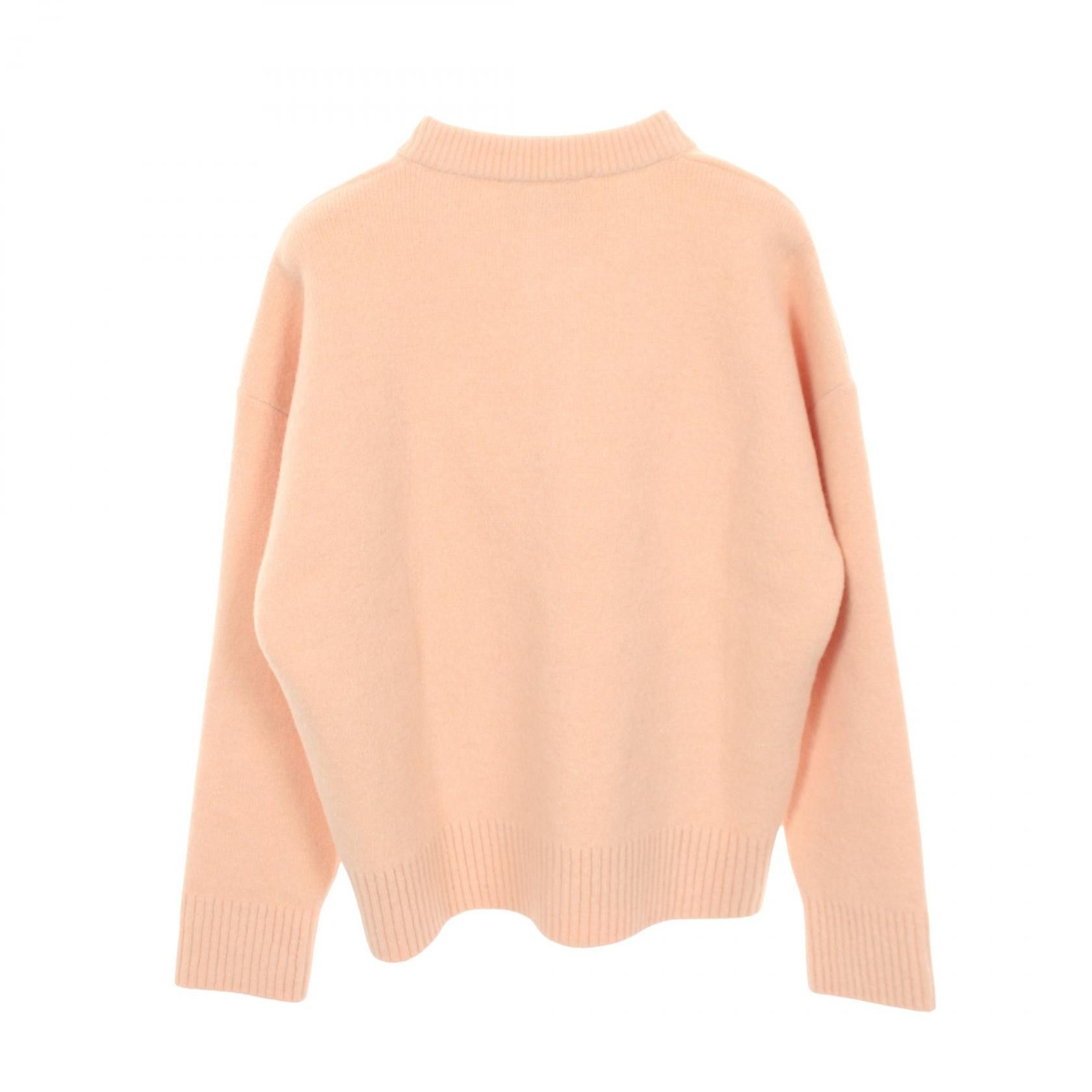 AMI Ami Ami Heart Logo Wool Alpaca Cardigan Textile Tops DUTY FREE for USA Size ONE SIZE - 2 Thumbnail