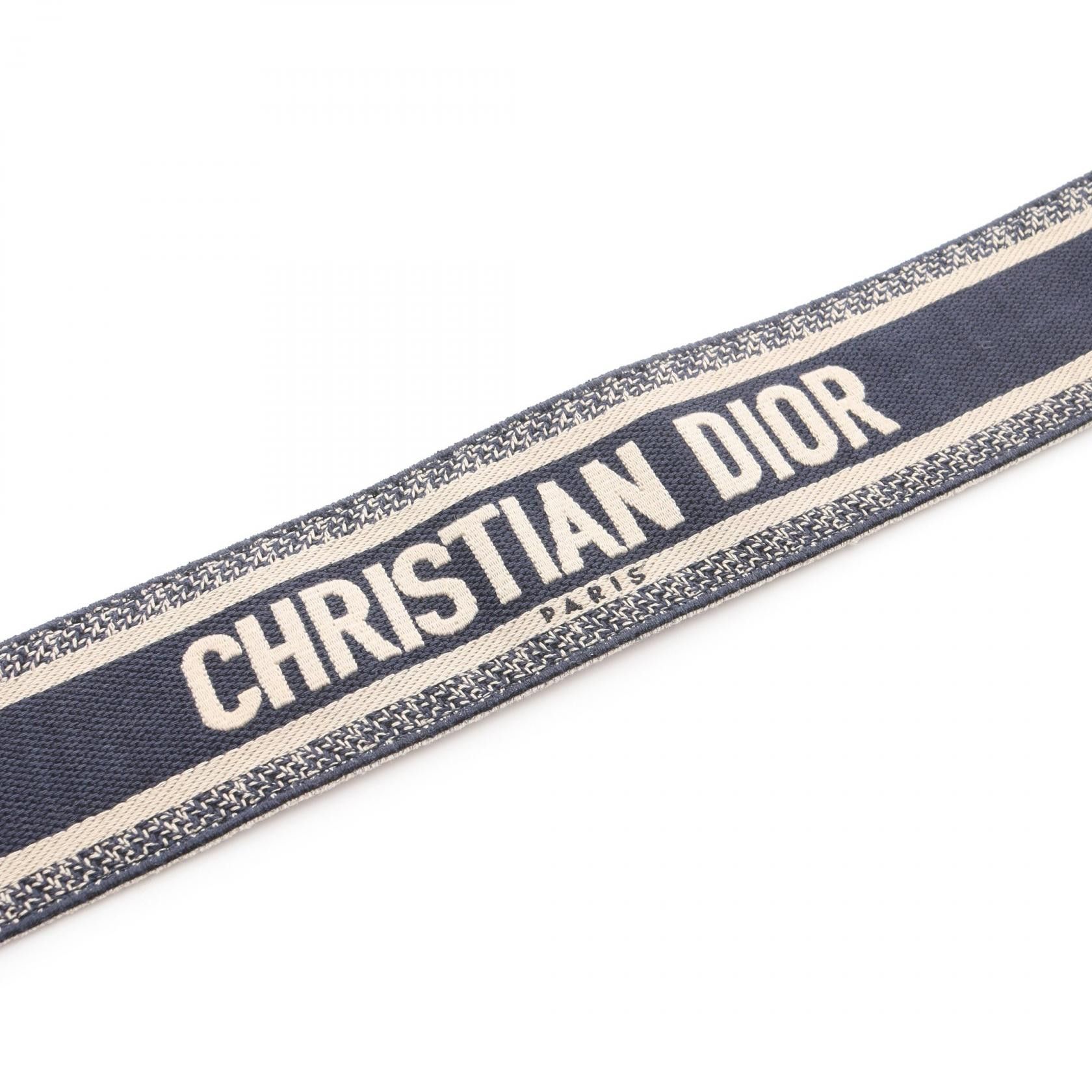 Dior Dior Dior Embroidery Canvas Leather Belt Leather Belt DUTY FREE for USA Size ONE SIZE - 5 Thumbnail