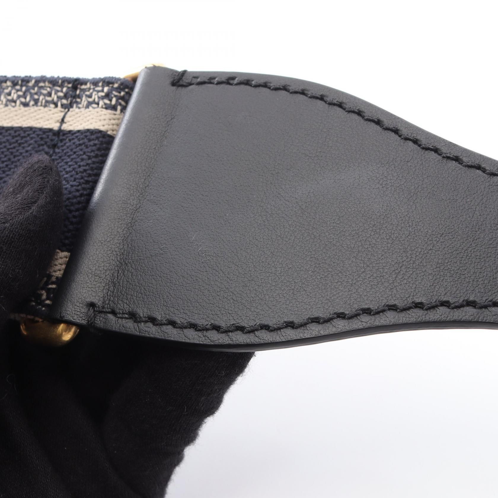 Dior Dior Dior Embroidery Canvas Leather Belt Leather Belt DUTY FREE for USA Size ONE SIZE - 7 Thumbnail