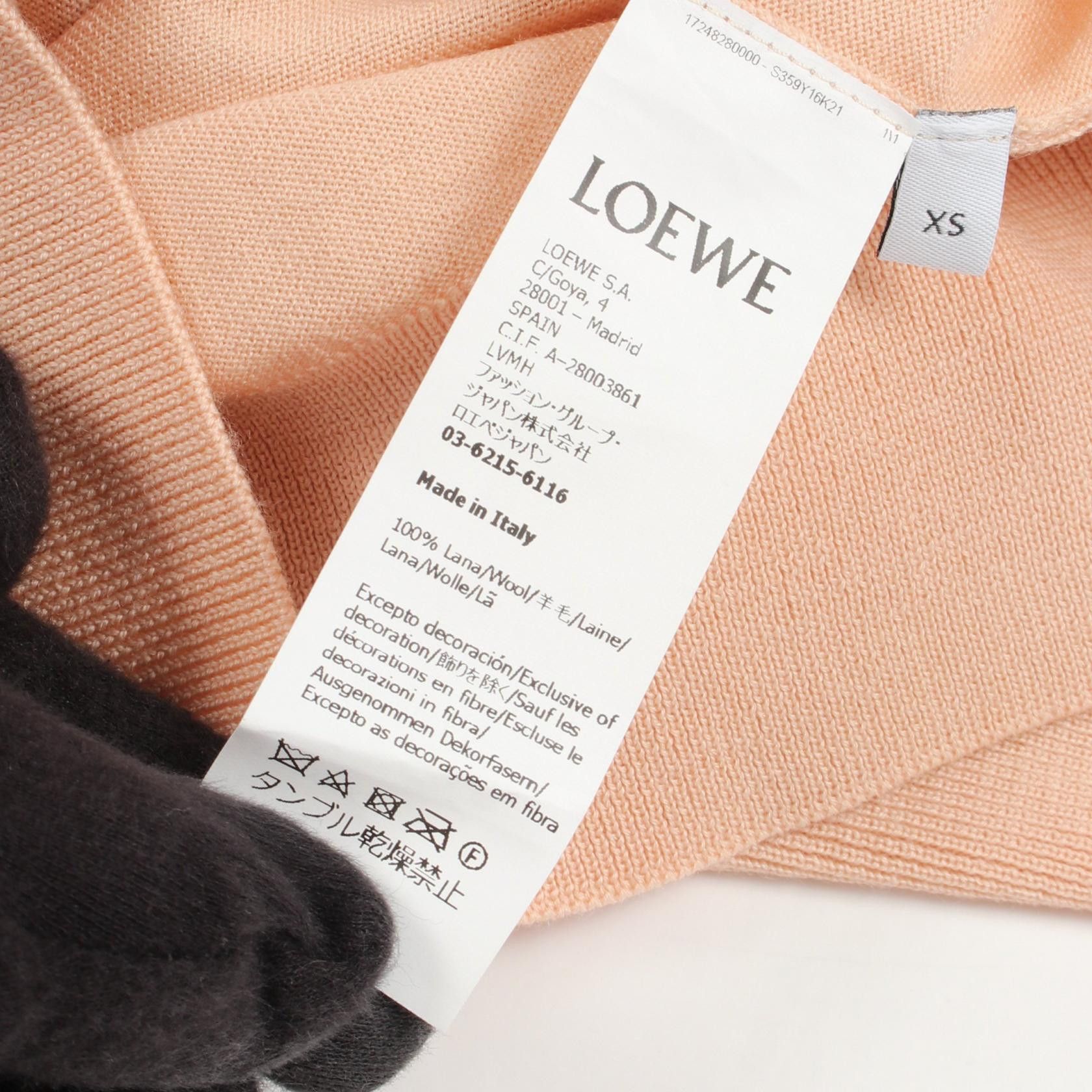 Loewe Loewe Loewe Anagram Embroidered Wool Cardigan Textile Tops DUTY FREE for USA Size ONE SIZE - 4 Thumbnail