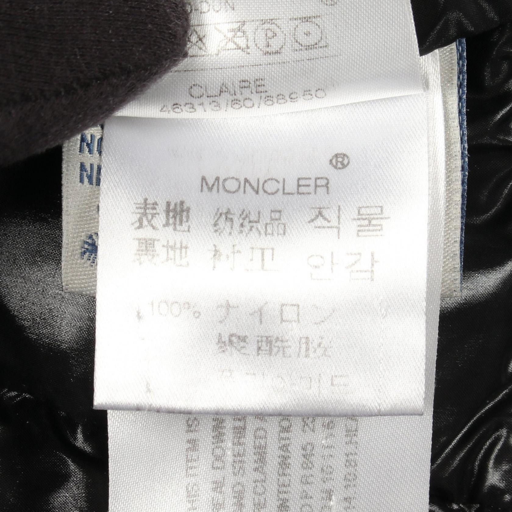 Moncler Moncler Moncler CLAIRE Nylon Down Jacket Textile Outerwear 46313 DUTY FREE for USA Size ONE SIZE - 4 Thumbnail